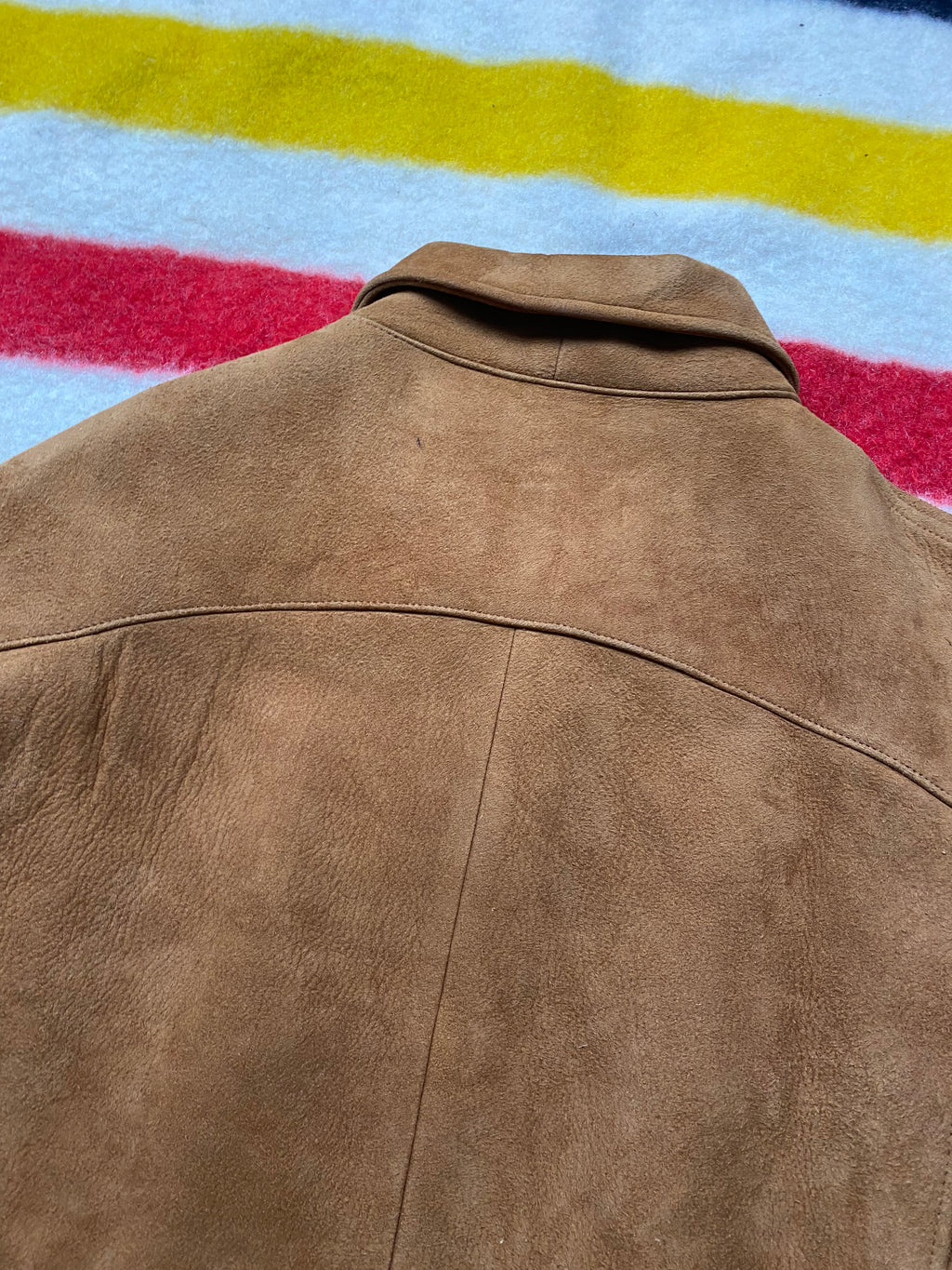 RRL Suede Half-belt Western Safari Coat