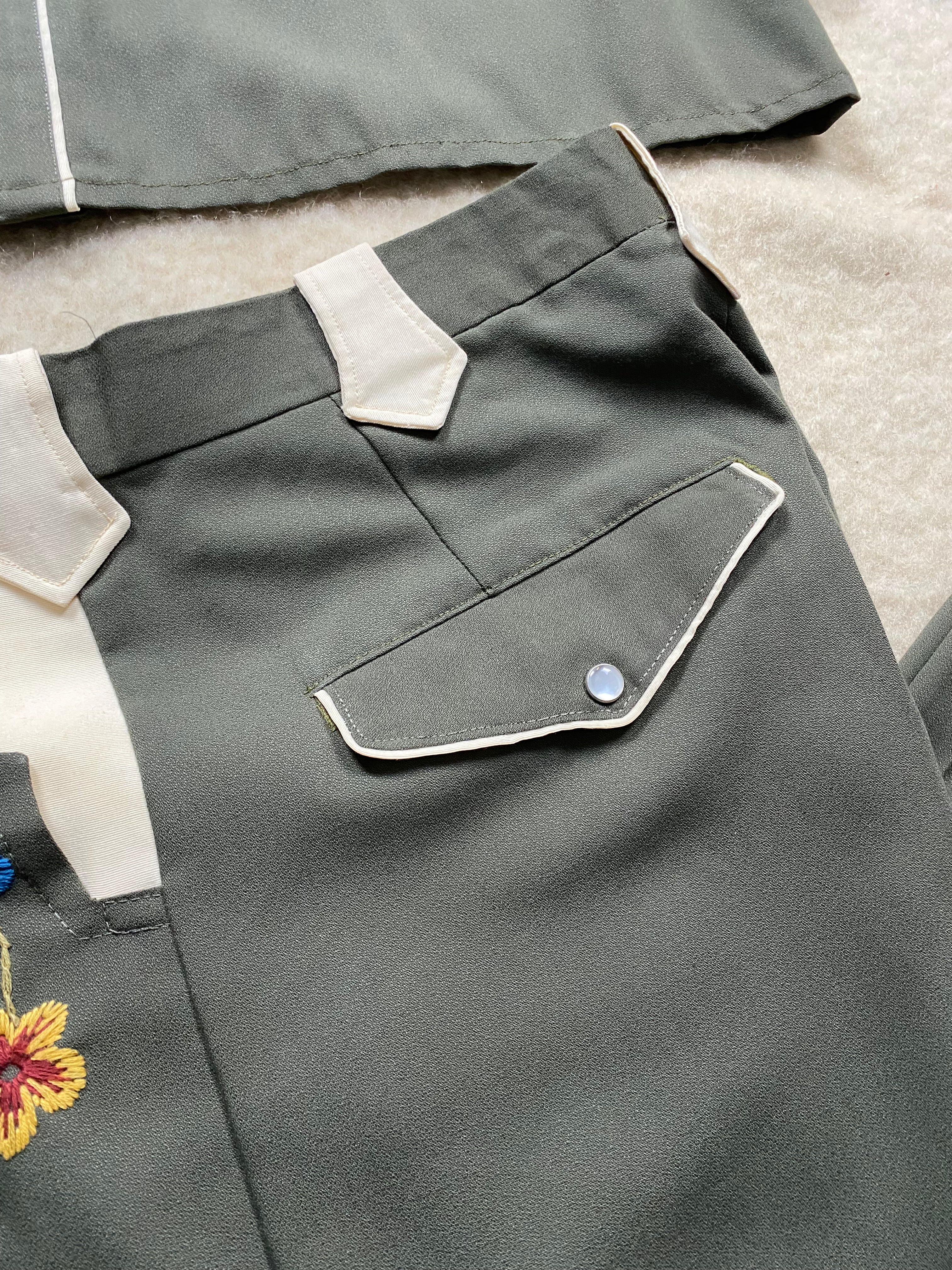 Bespoke Embroidered Western Suit