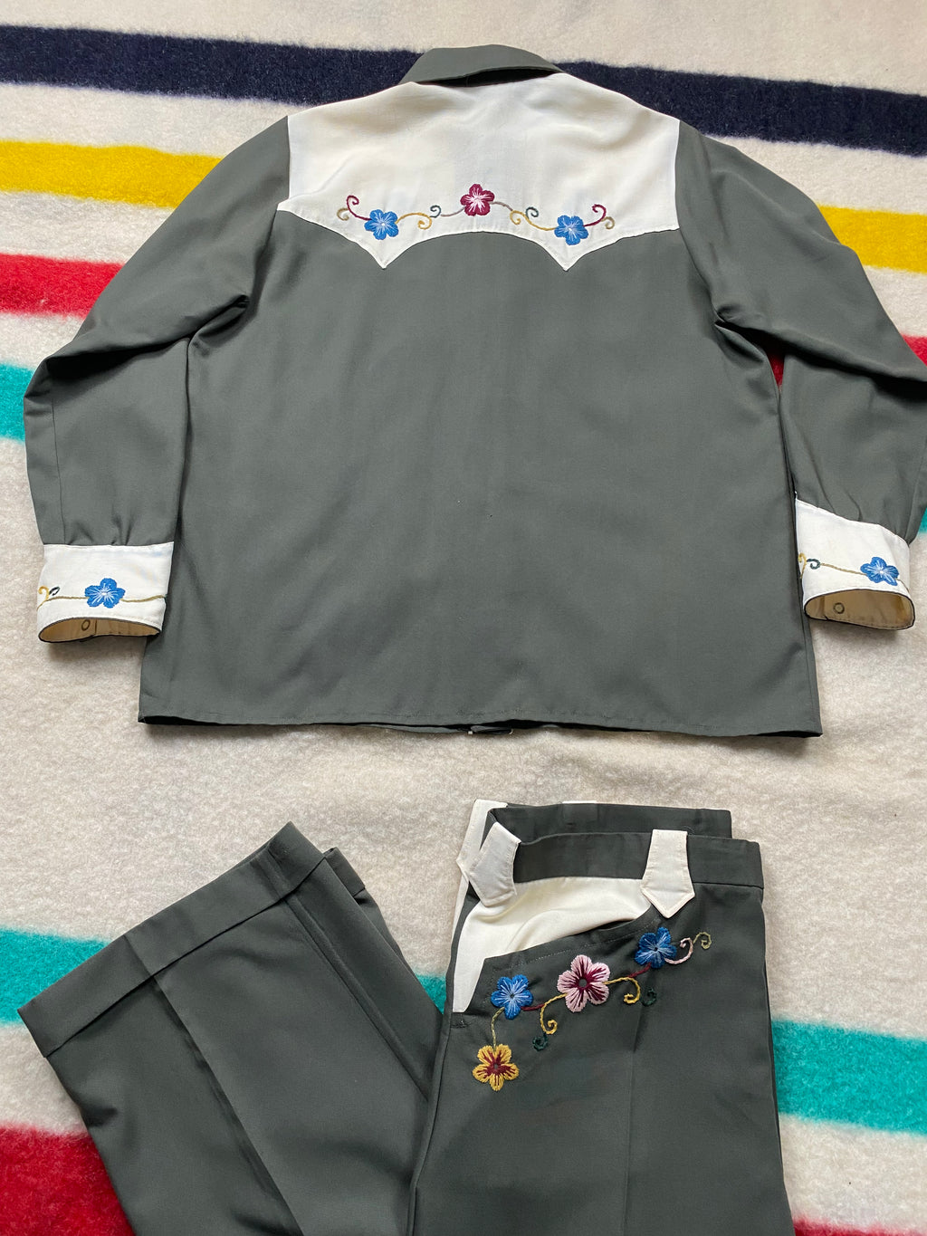Bespoke Embroidered Western Suit