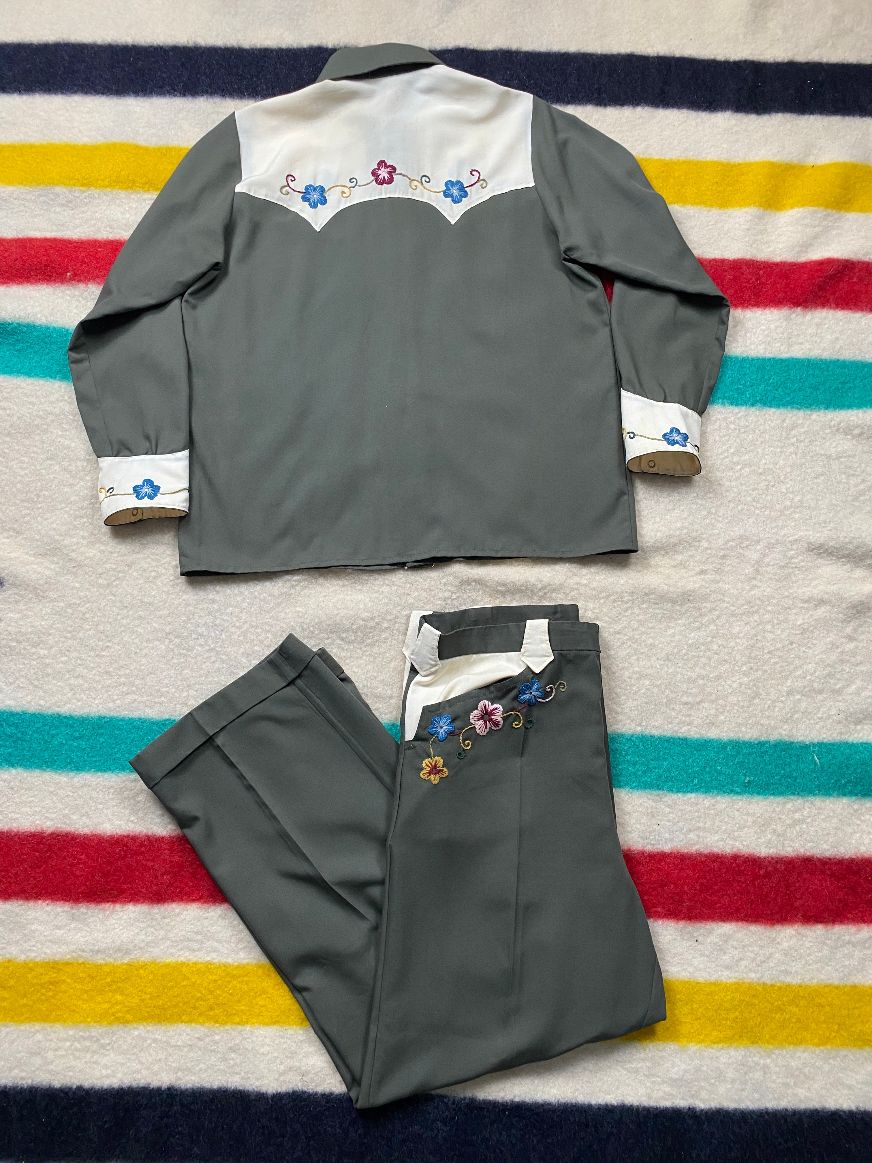Bespoke Embroidered Western Suit