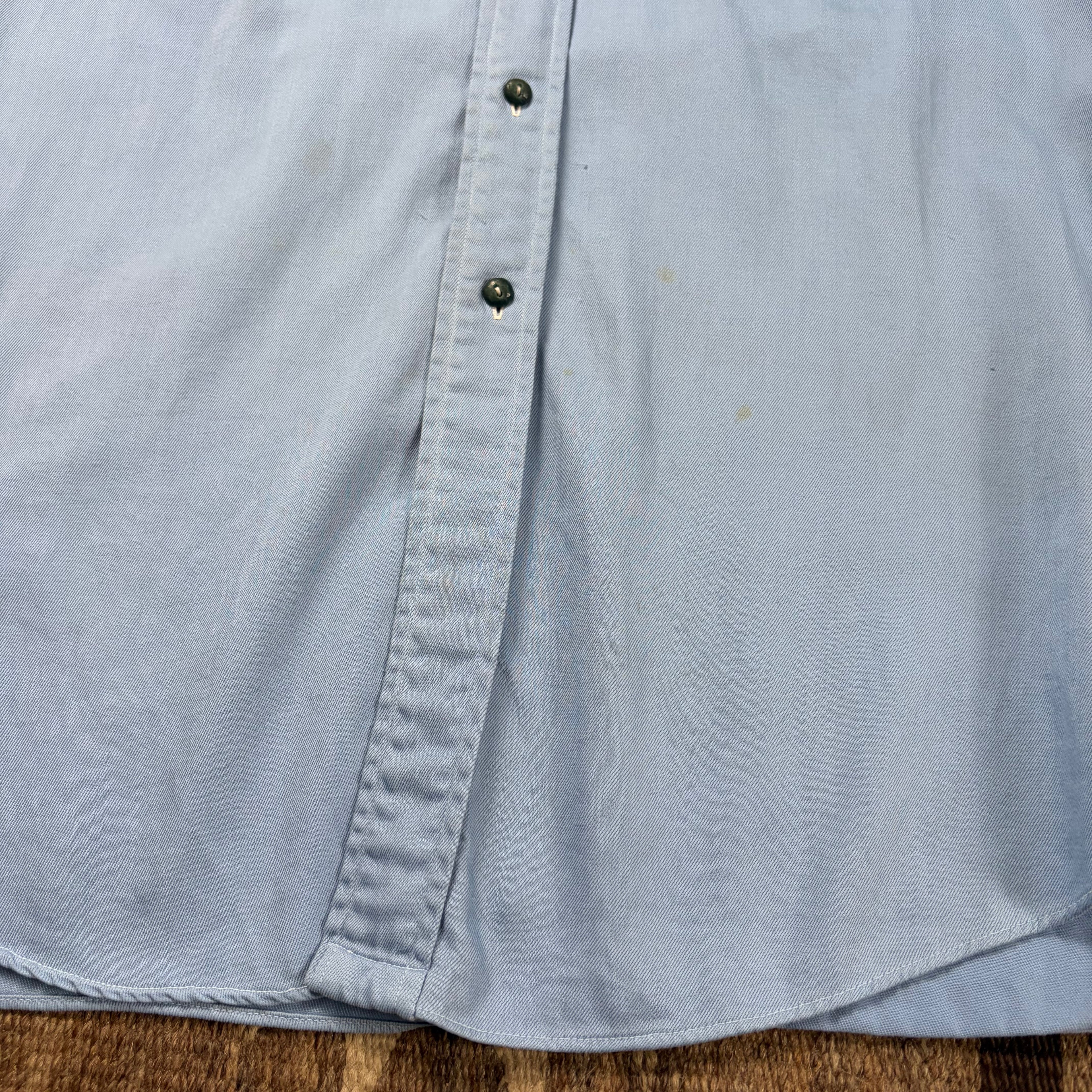 Pilgrim 1940's Gabardine Smiley Pockets Button Up Western Shirt