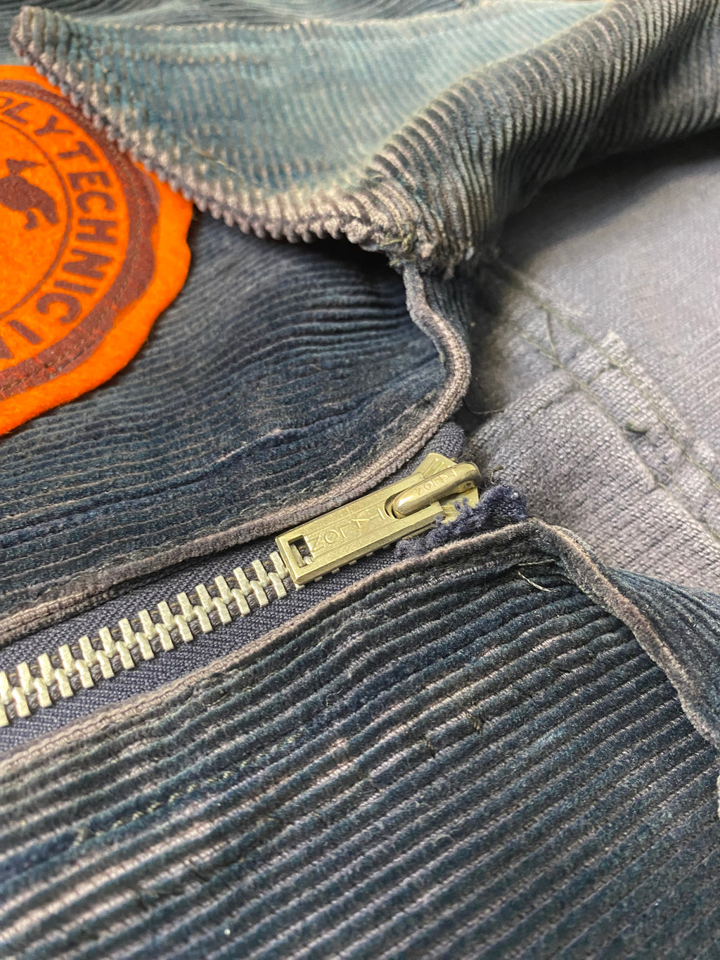 Virginia Polytechnic Institute 1930's Halfbelted Corduroy Jacket
