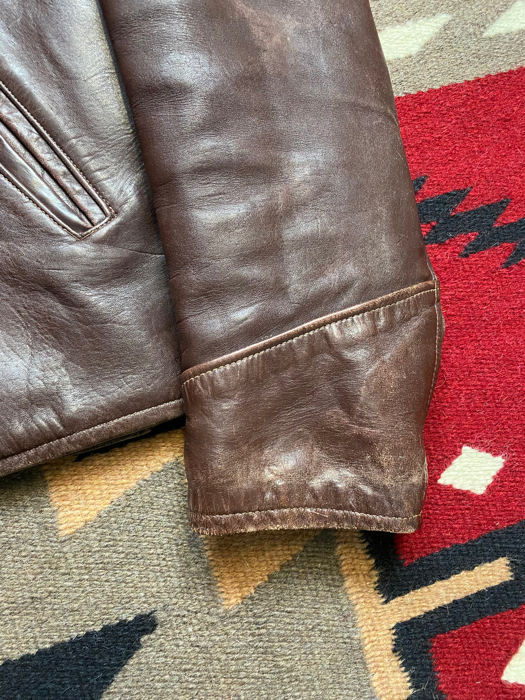 Fidelity Sportswear 1940's Halfbelted Front Quarter Horsehide Jacket