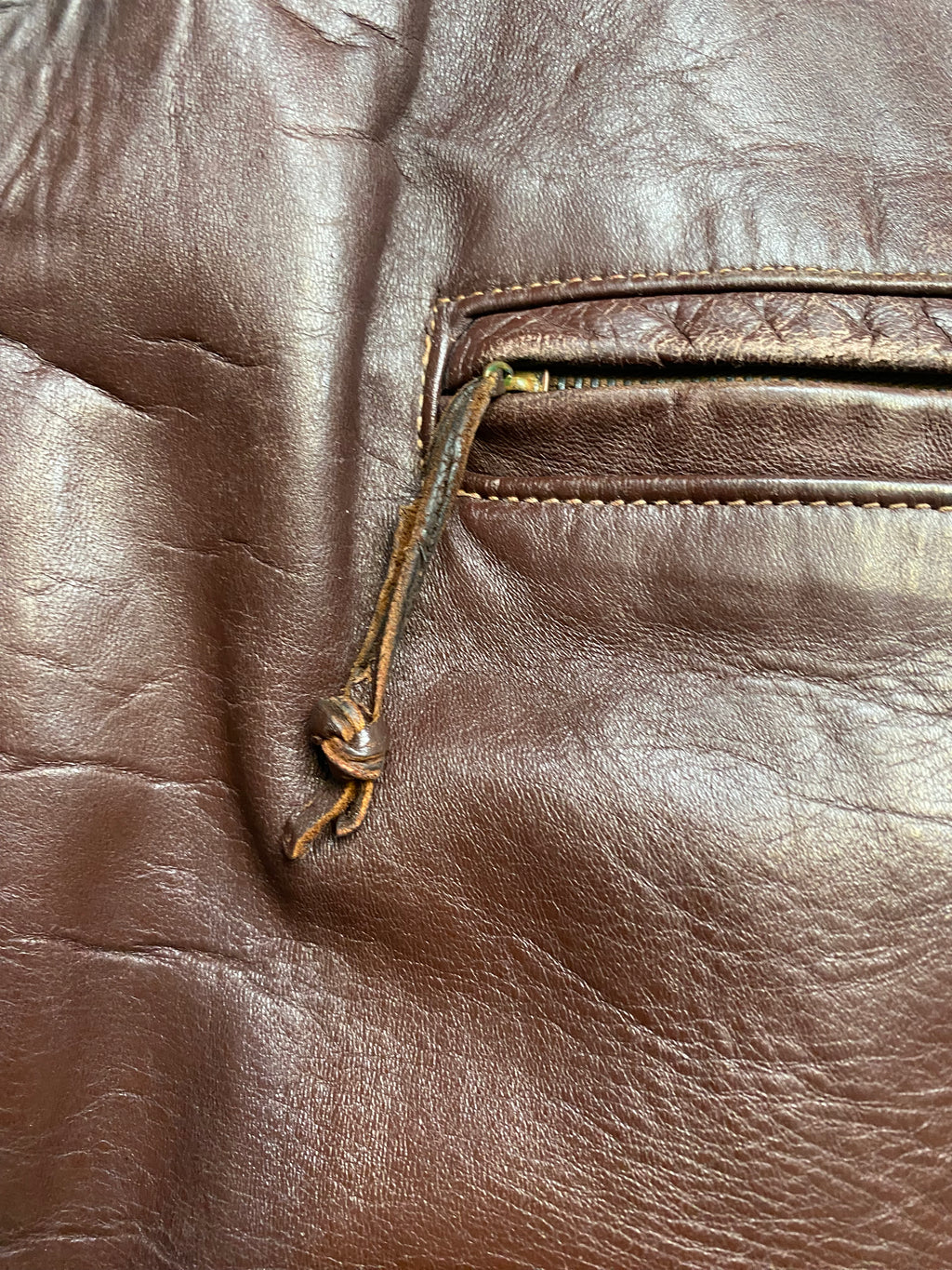 Fidelity Sportswear 1940's Halfbelted Front Quarter Horsehide Jacket