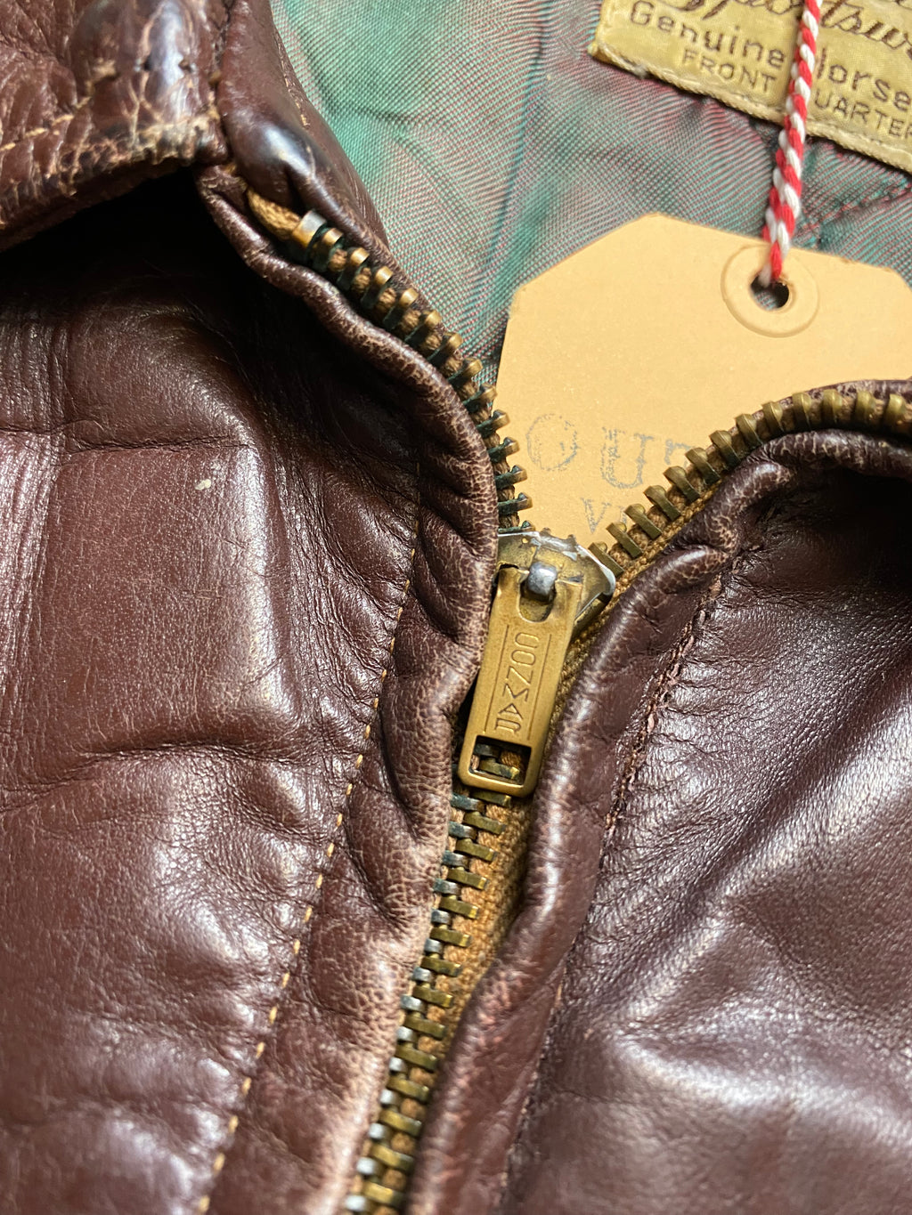 Fidelity Sportswear 1940's Halfbelted Front Quarter Horsehide Jacket