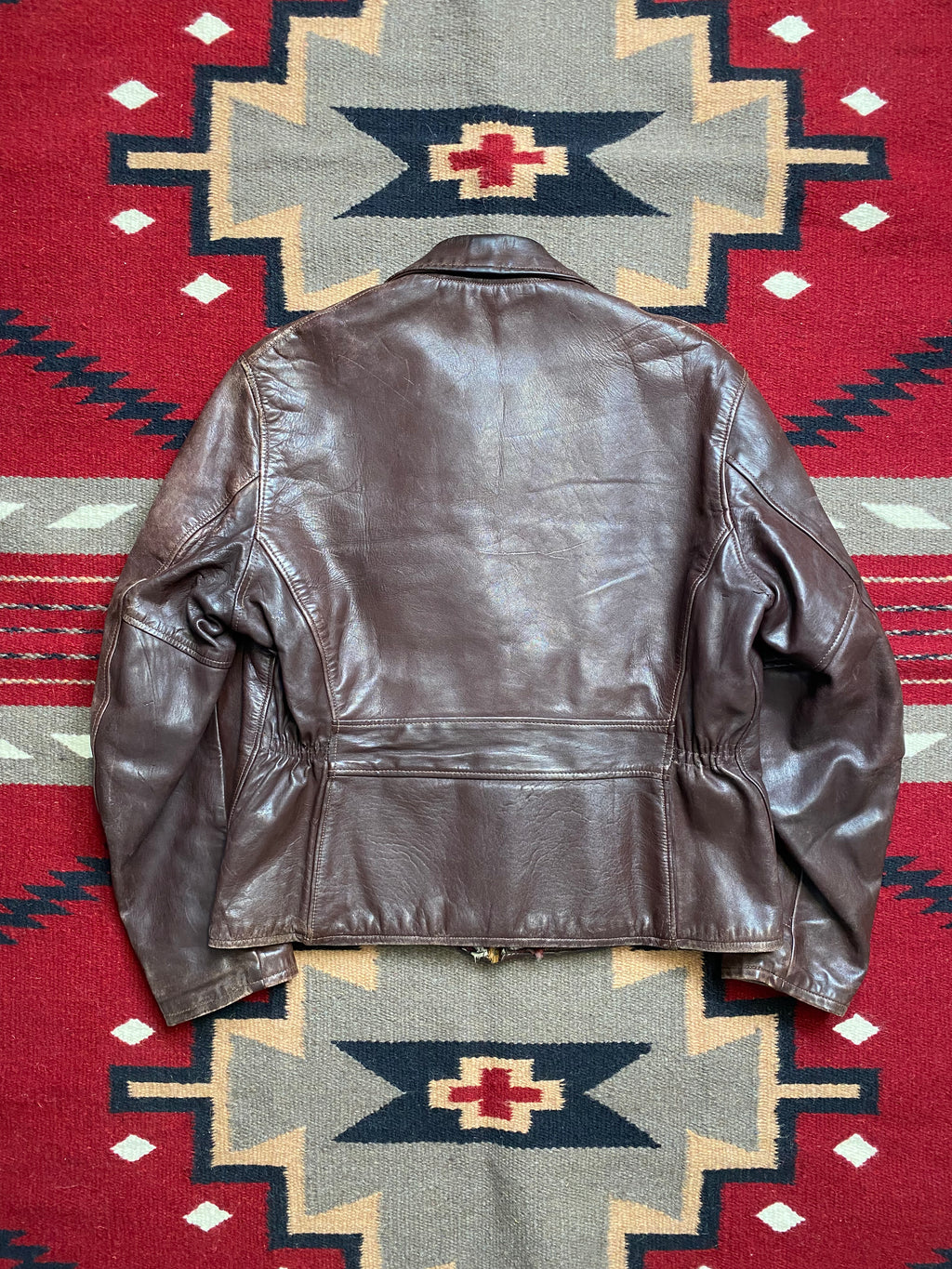 Fidelity Sportswear 1940's Halfbelted Front Quarter Horsehide Jacket