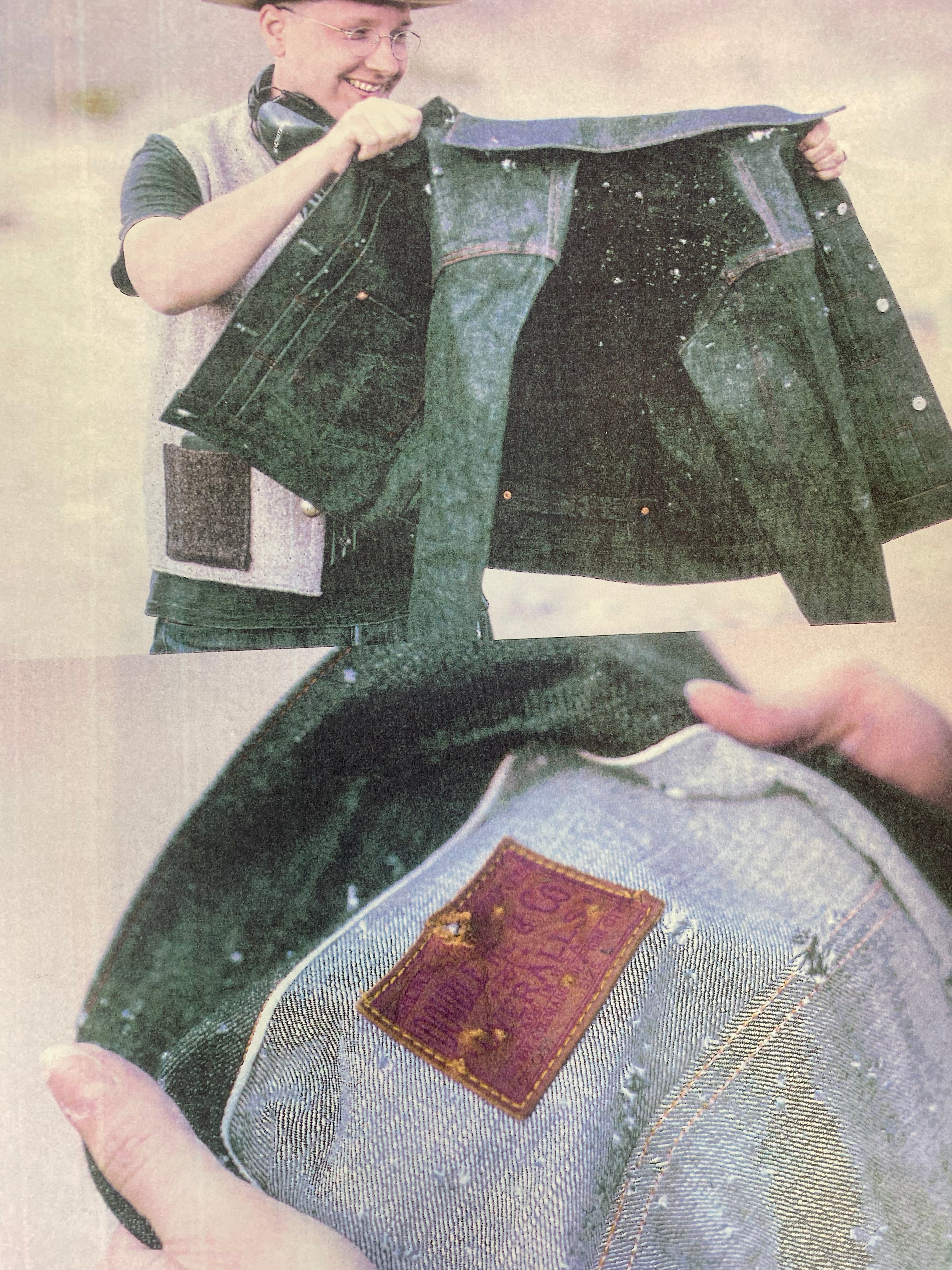 RRL -Blue Blooded- ''Shotgun Shot'' Selvedge Type-1 Jacket