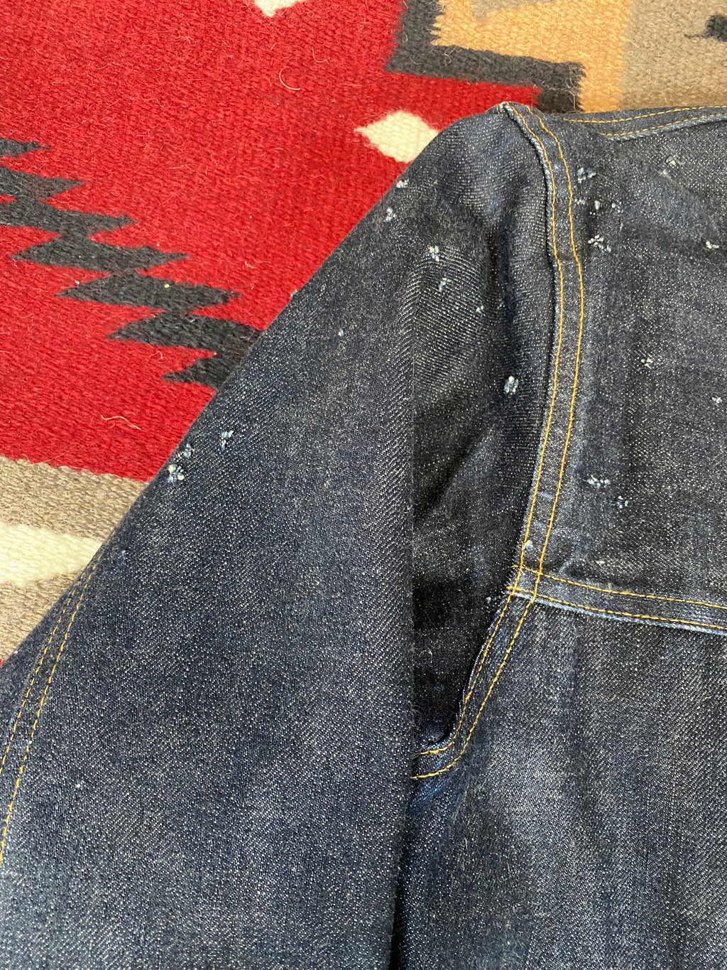 RRL -Blue Blooded- ''Shotgun Shot'' Selvedge Type-1 Jacket