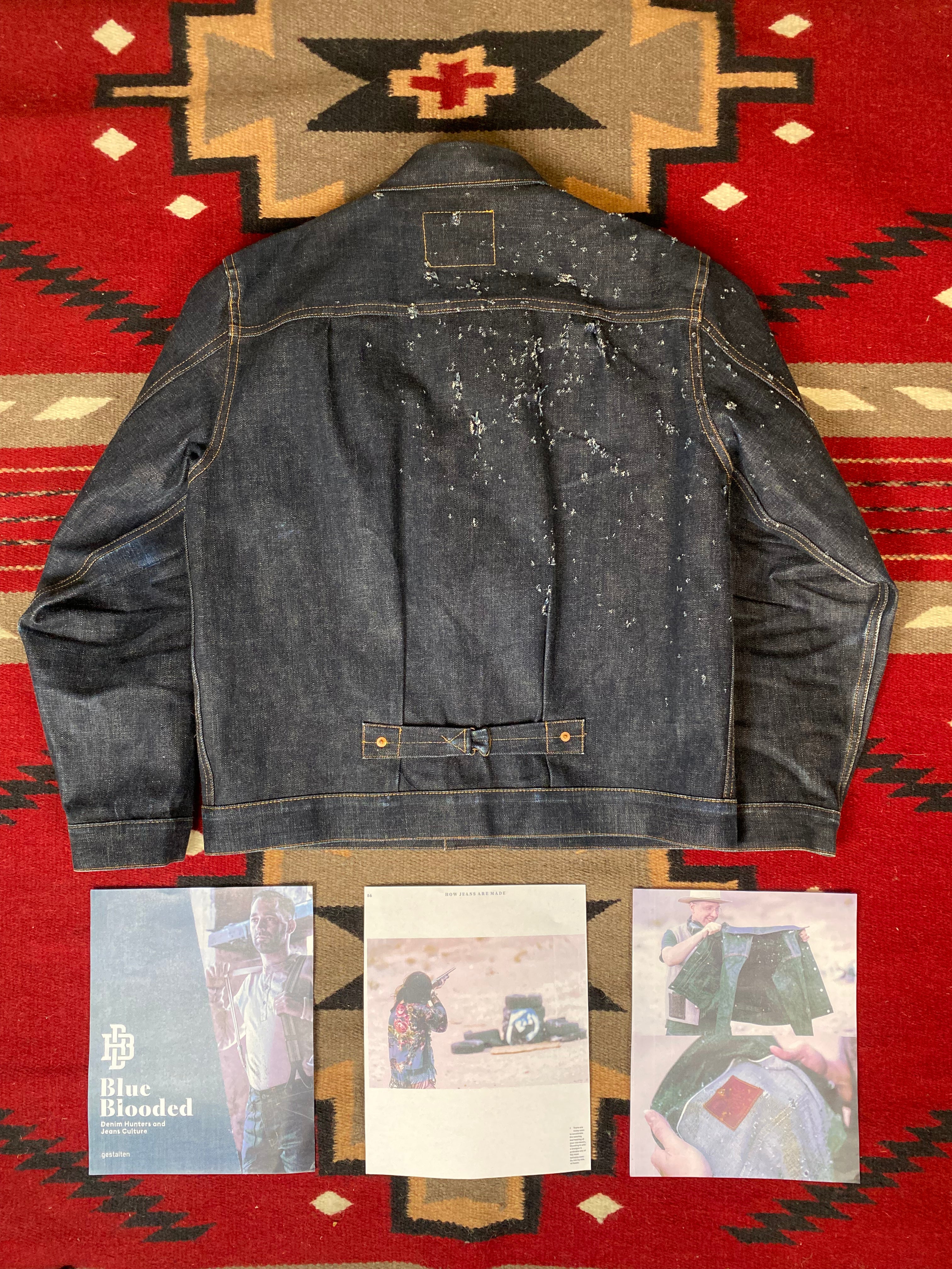 RRL -Blue Blooded- ''Shotgun Shot'' Selvedge Type-1 Jacket