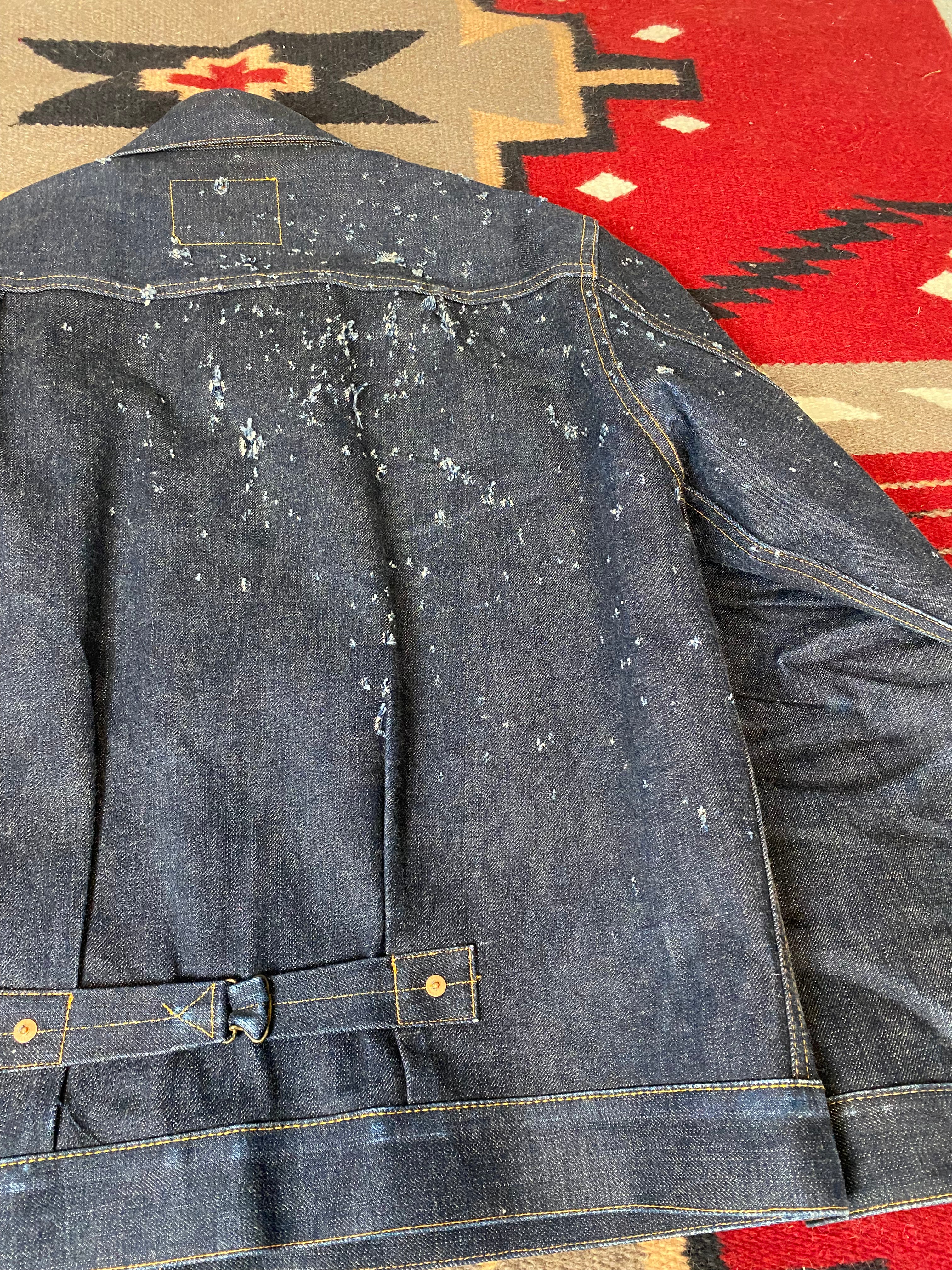 RRL -Blue Blooded- ''Shotgun Shot'' Selvedge Type-1 Jacket
