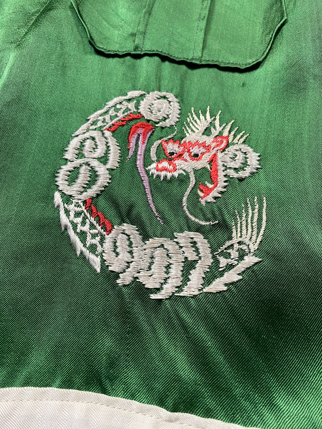 Japanese Two Tone 1940's Souvenir / Sukajan Jacket