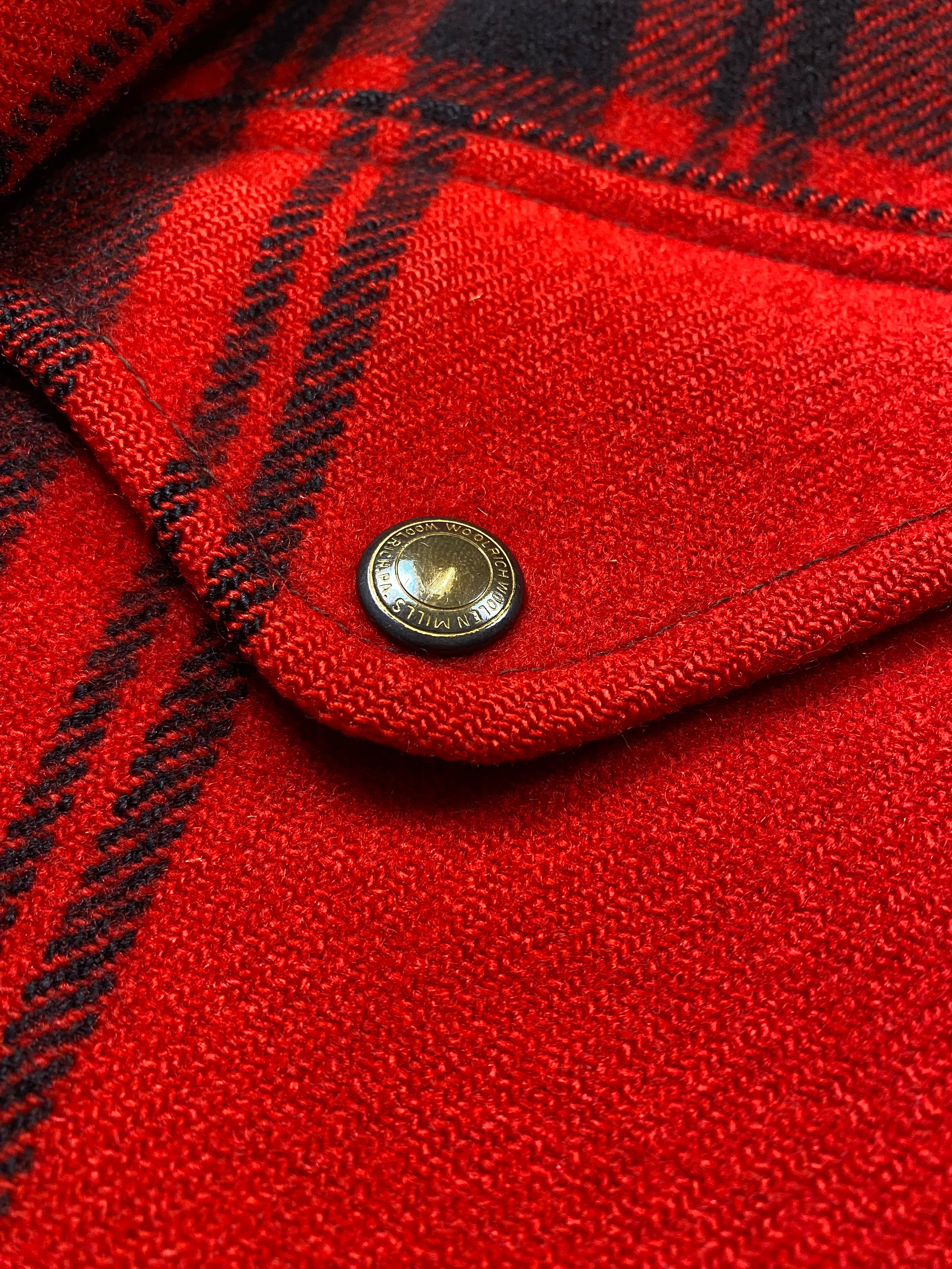 LL Bean 1920's/1930's Plaid Mackinaw Hunting Coat