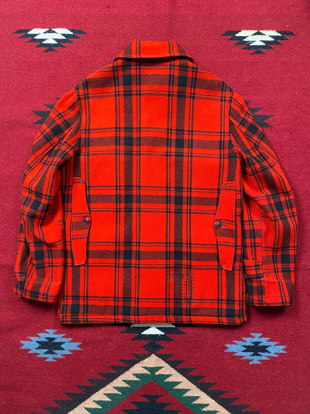 LL Bean 1920's/1930's Plaid Mackinaw Hunting Coat