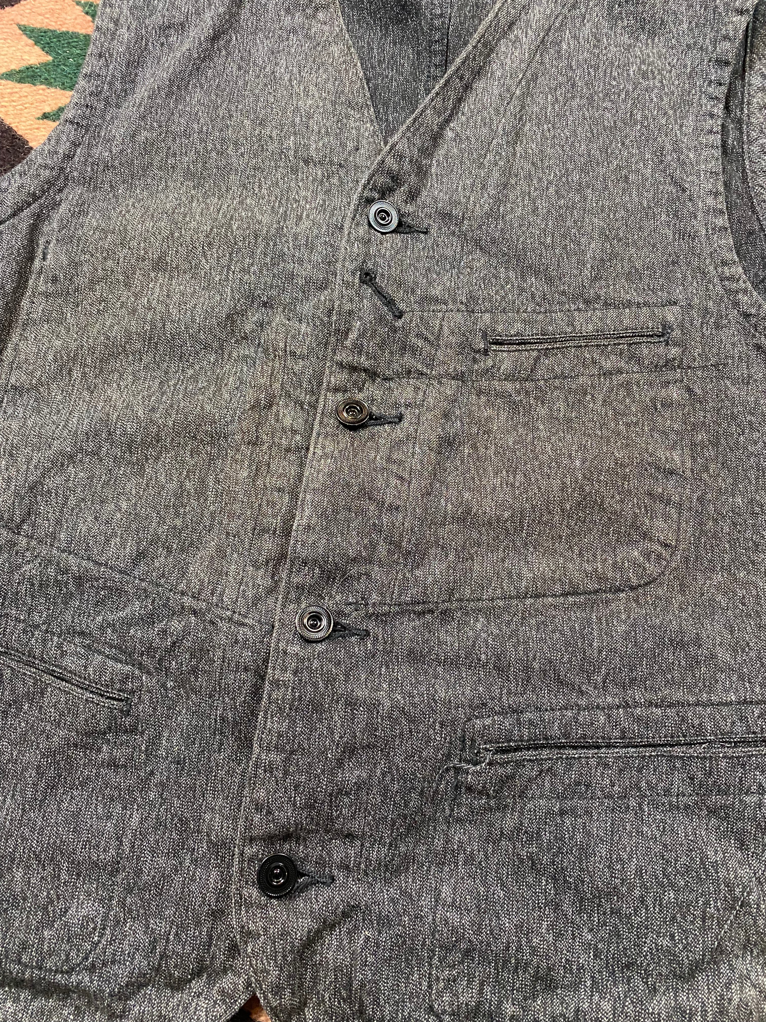 Sugar Cane Salt & Pepper Waistcoat
