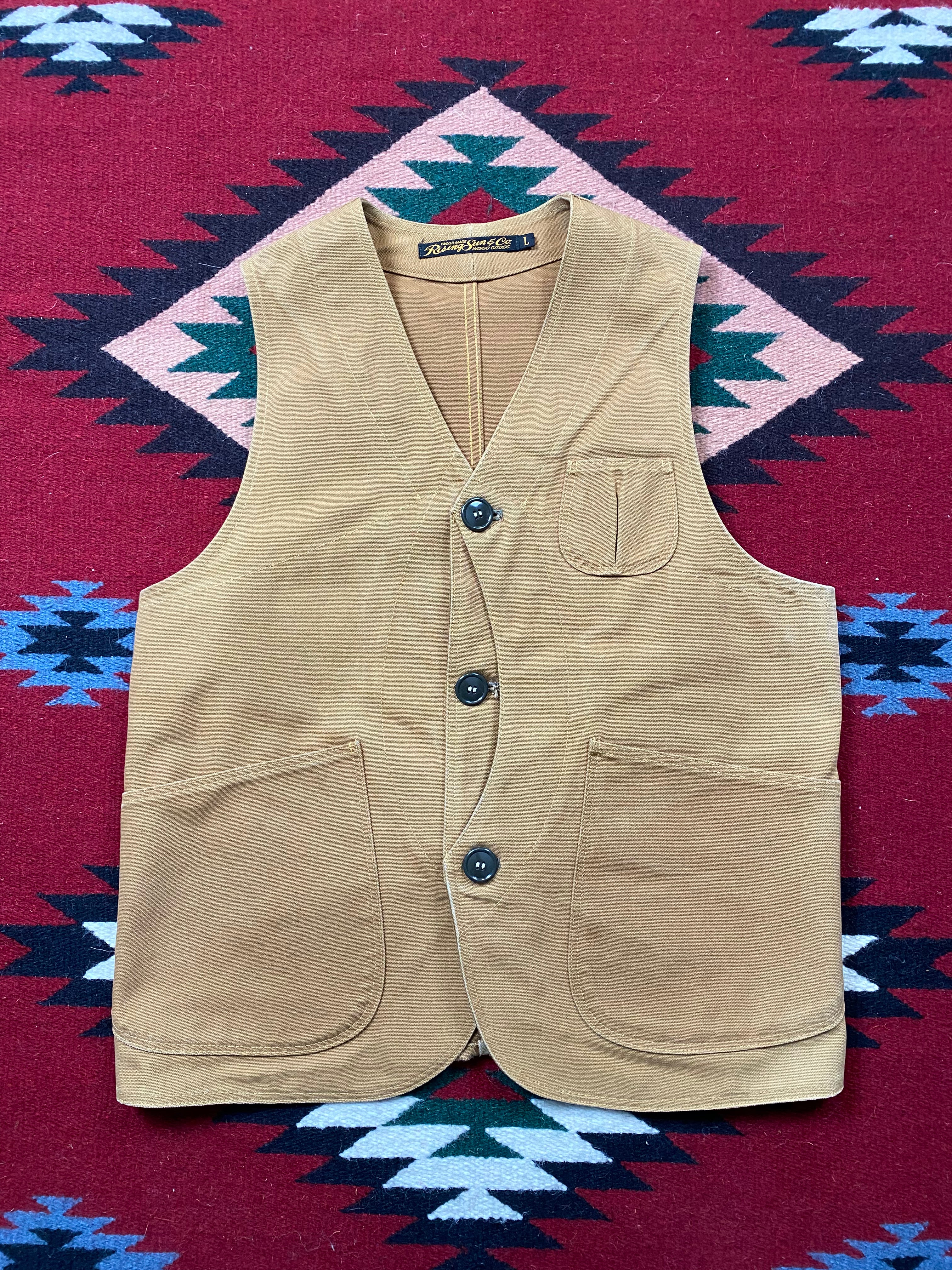 Rising Sun & Co Duck Canvas Waistcoat