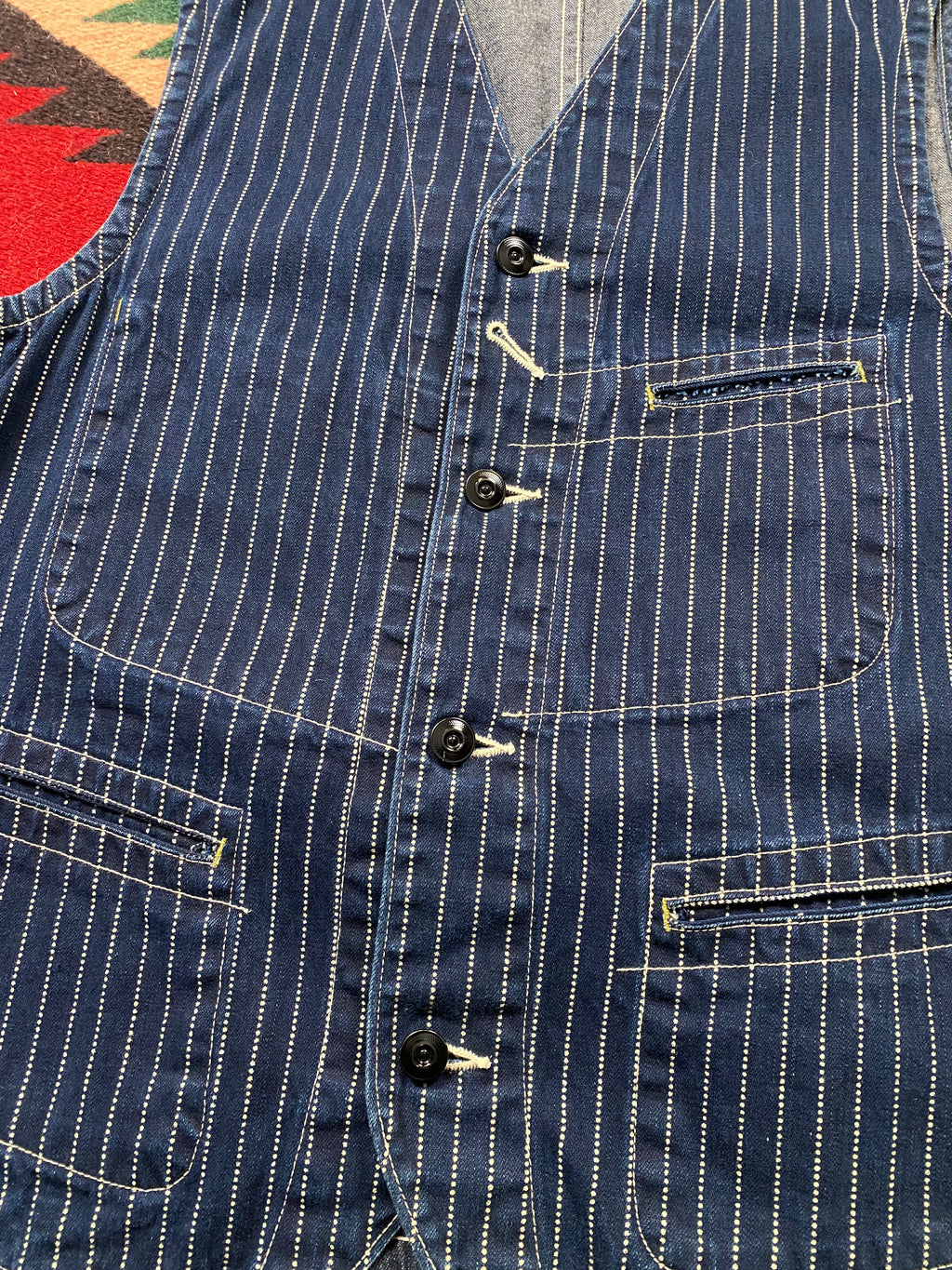 Sugar Cane Wabash Striped Waistcoat