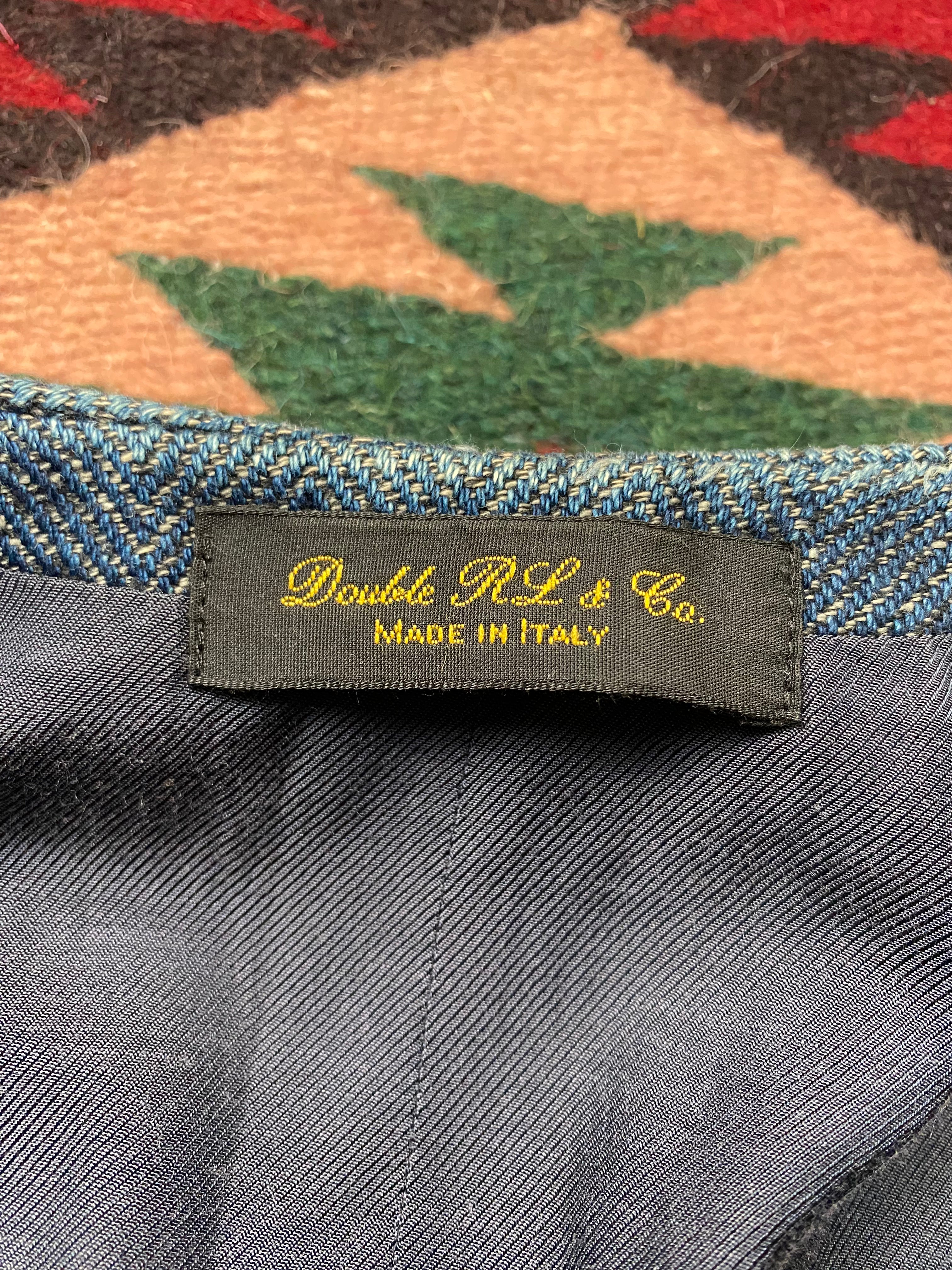 RRL Limited Edition HBT Indigo Waistcoat