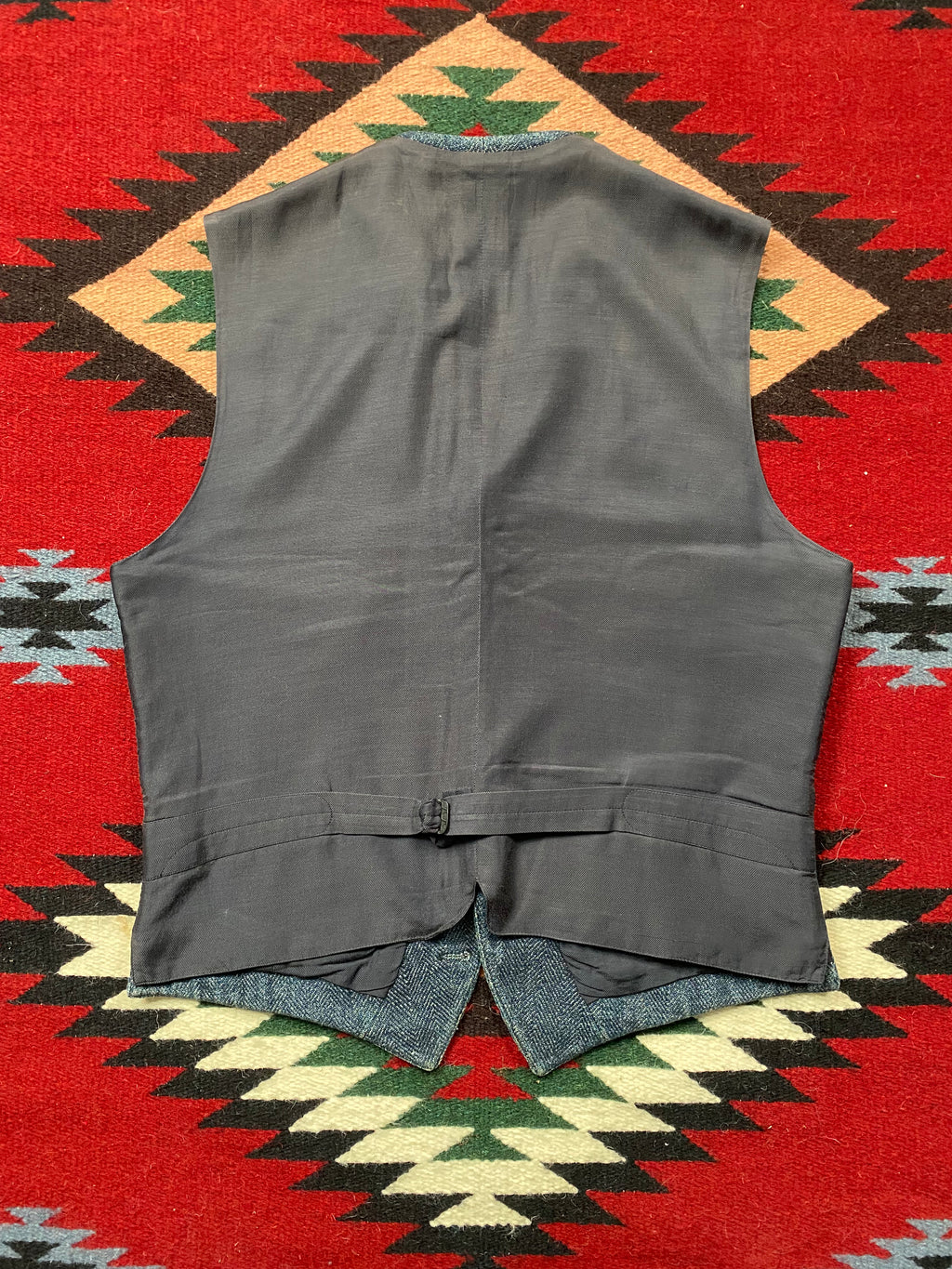 RRL Limited Edition HBT Indigo Waistcoat