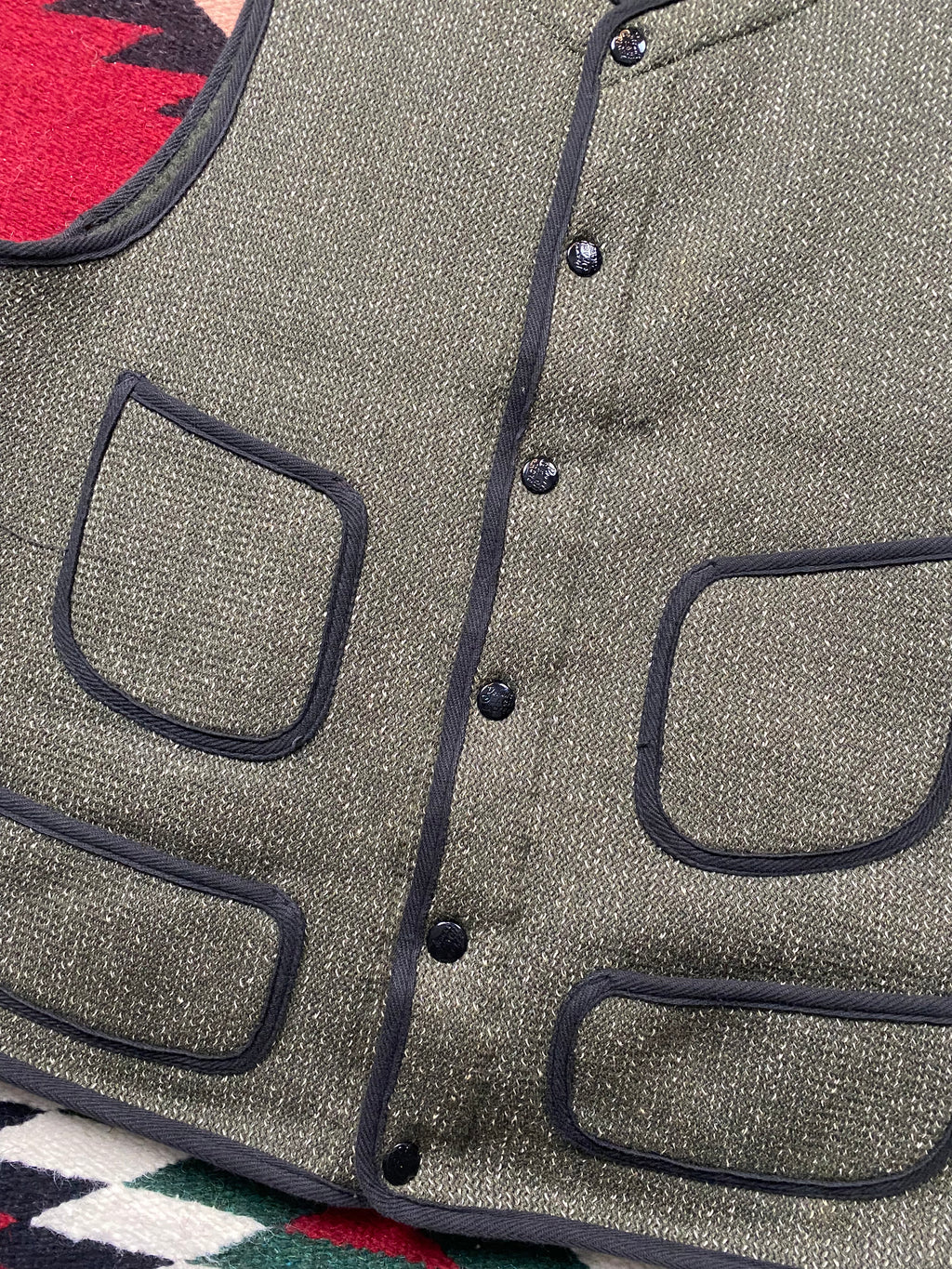 Brown's Beach Green Salt & Pepper Vest