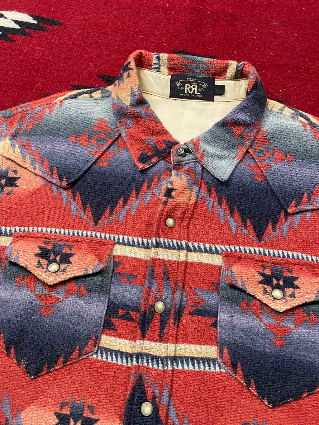 RRL Southwestern Jacquard Overshirt