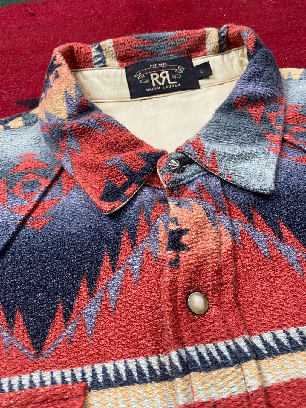 RRL Southwestern Jacquard Overshirt