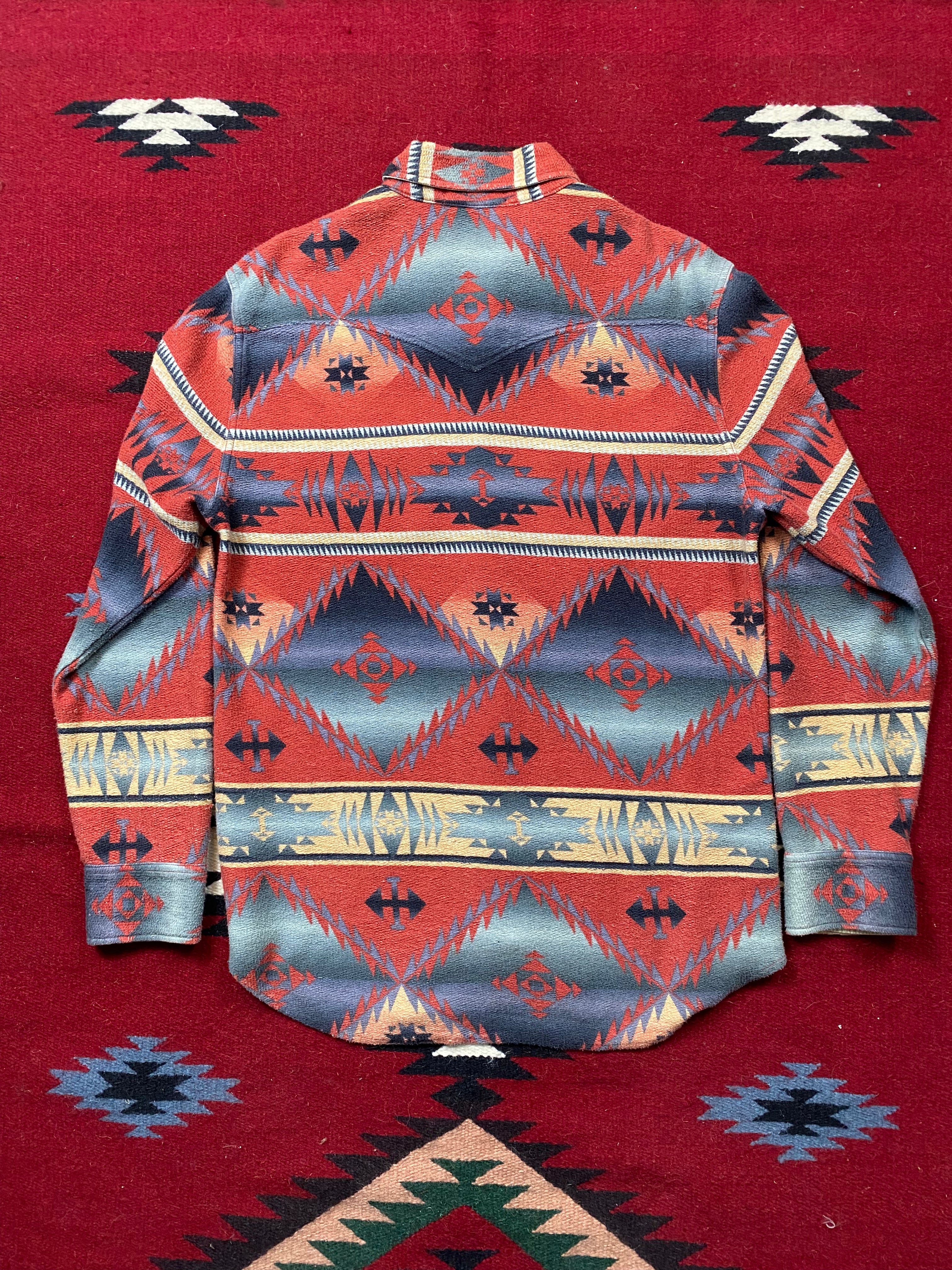 RRL Southwestern Jacquard Overshirt