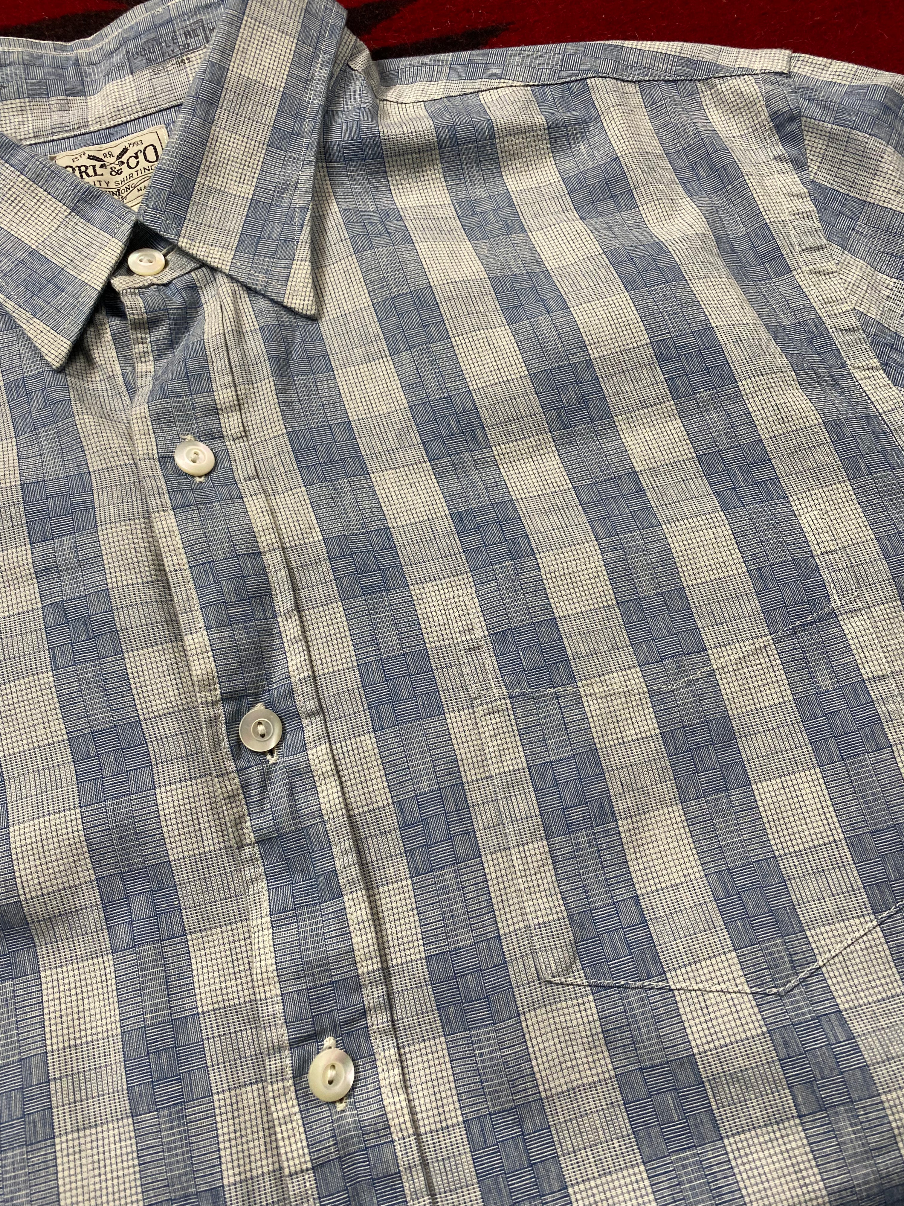 RRL & Co. Soft Plaid One Pocket Dress Shirt