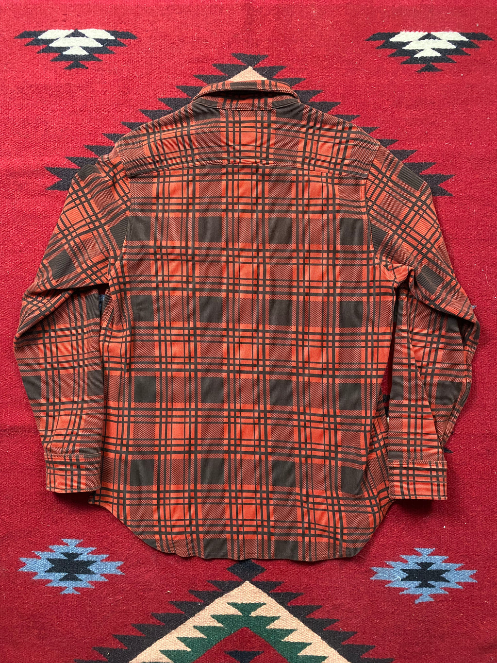 RRL Bedford Corduroy Popover Quarter Zip Shirt