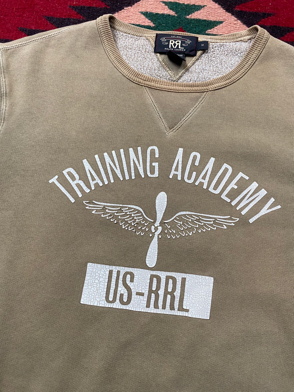 RRL Training Academy Crewneck