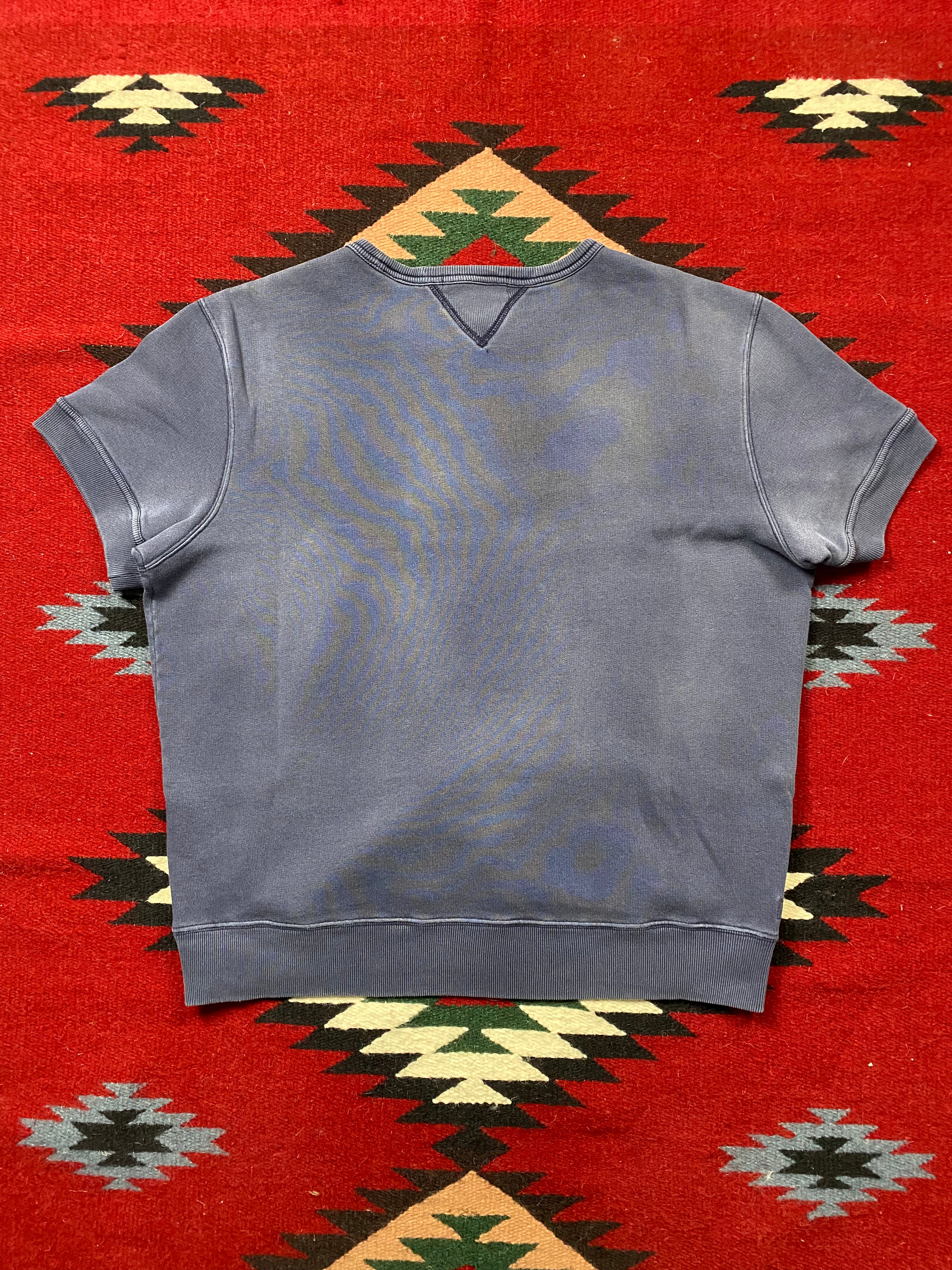RRL US-RRL Navy Short Sleeved Crewneck