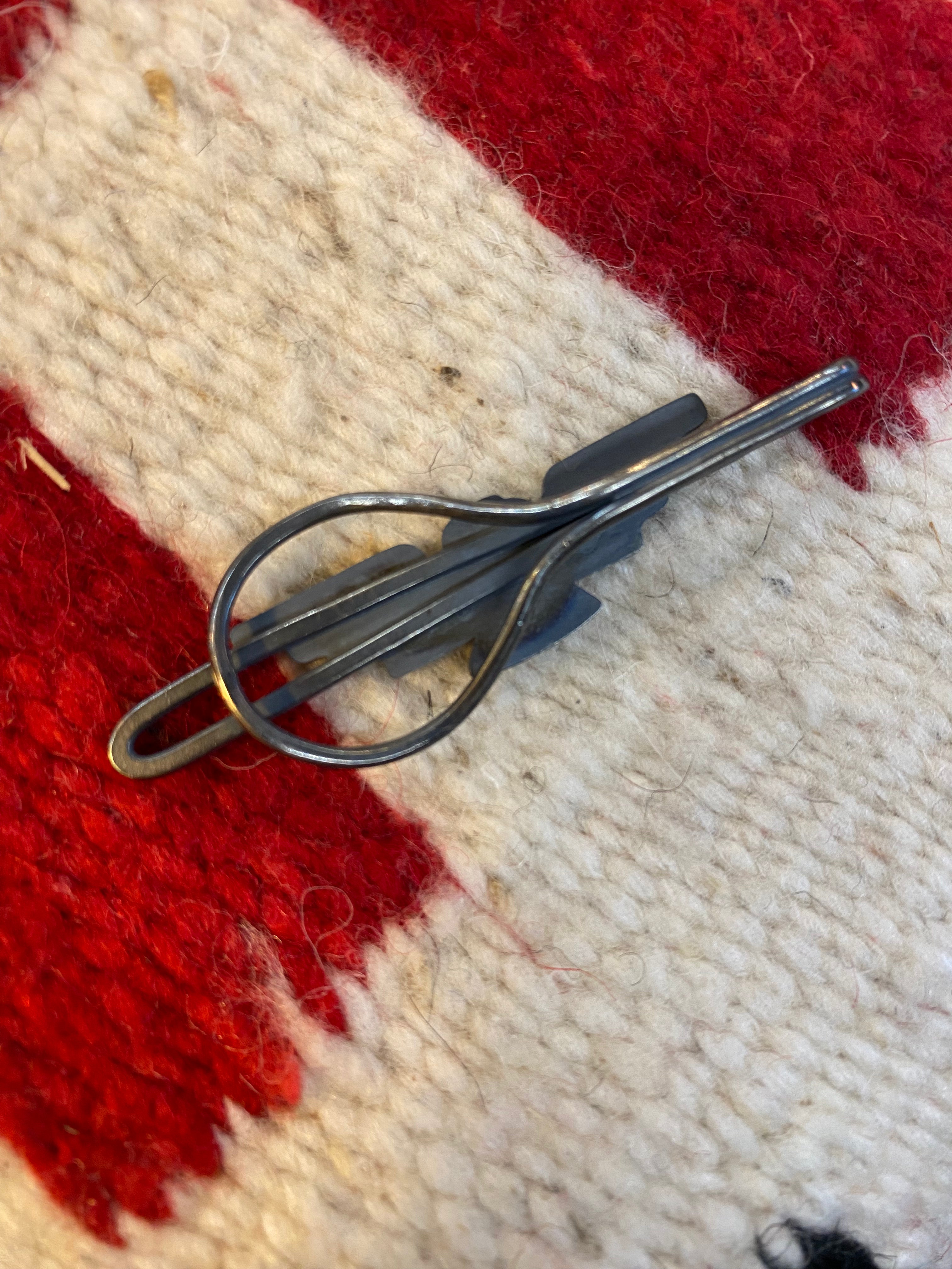 RRL Sterling Silver Thunderbird Tie Clip