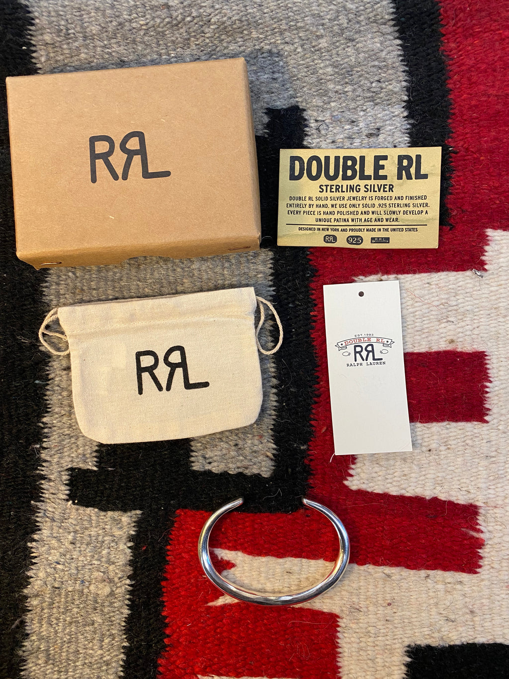 RRL Sterling Silver Cuff