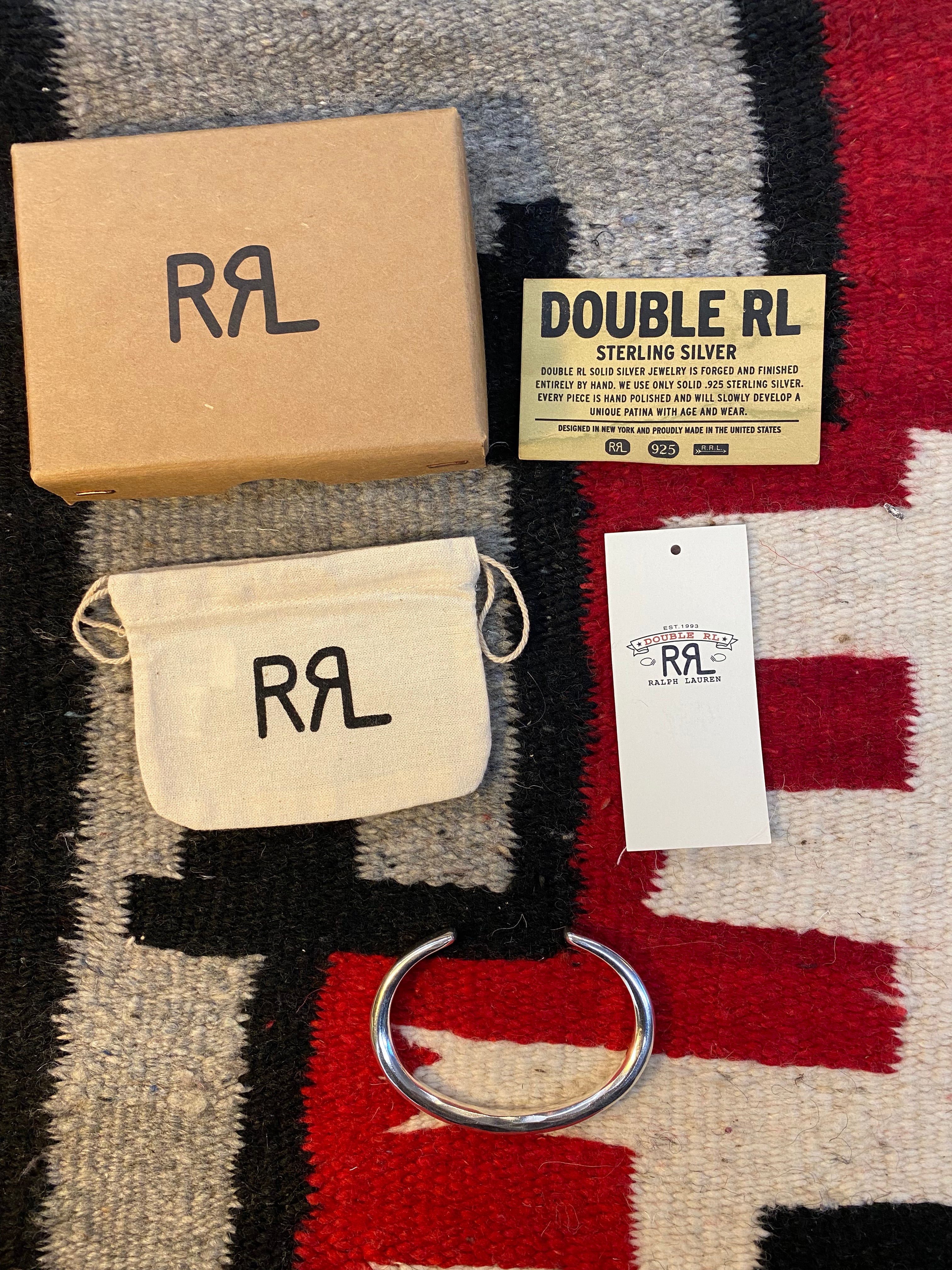 RRL Sterling Silver Cuff
