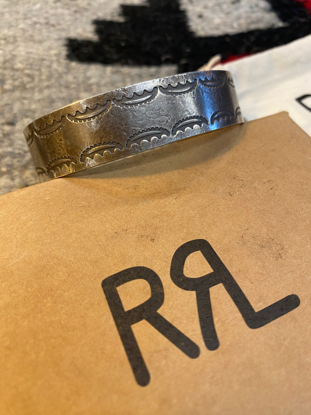 RRL Sterling Silver Indigenous Cuff