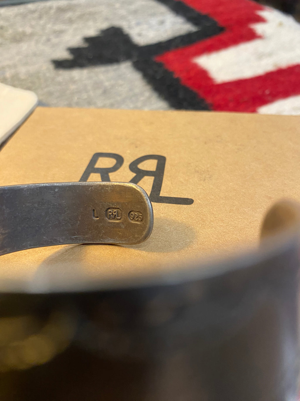 RRL Sterling Silver Indigenous Cuff