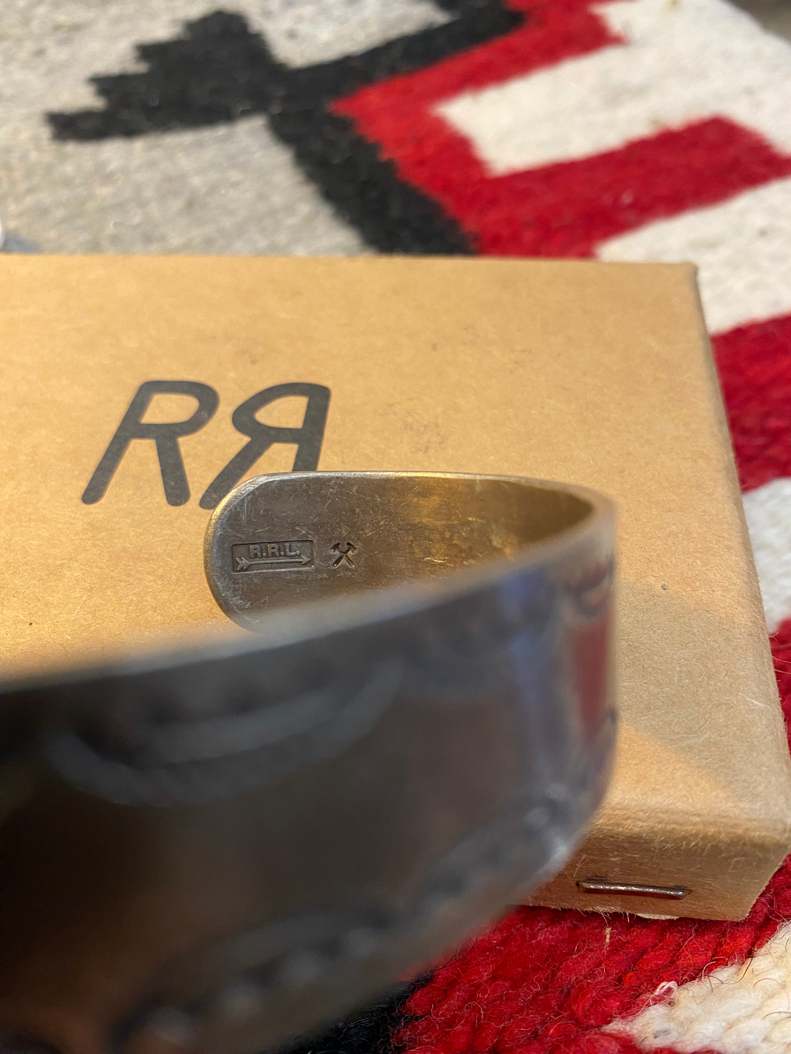 RRL Sterling Silver Indigenous Cuff