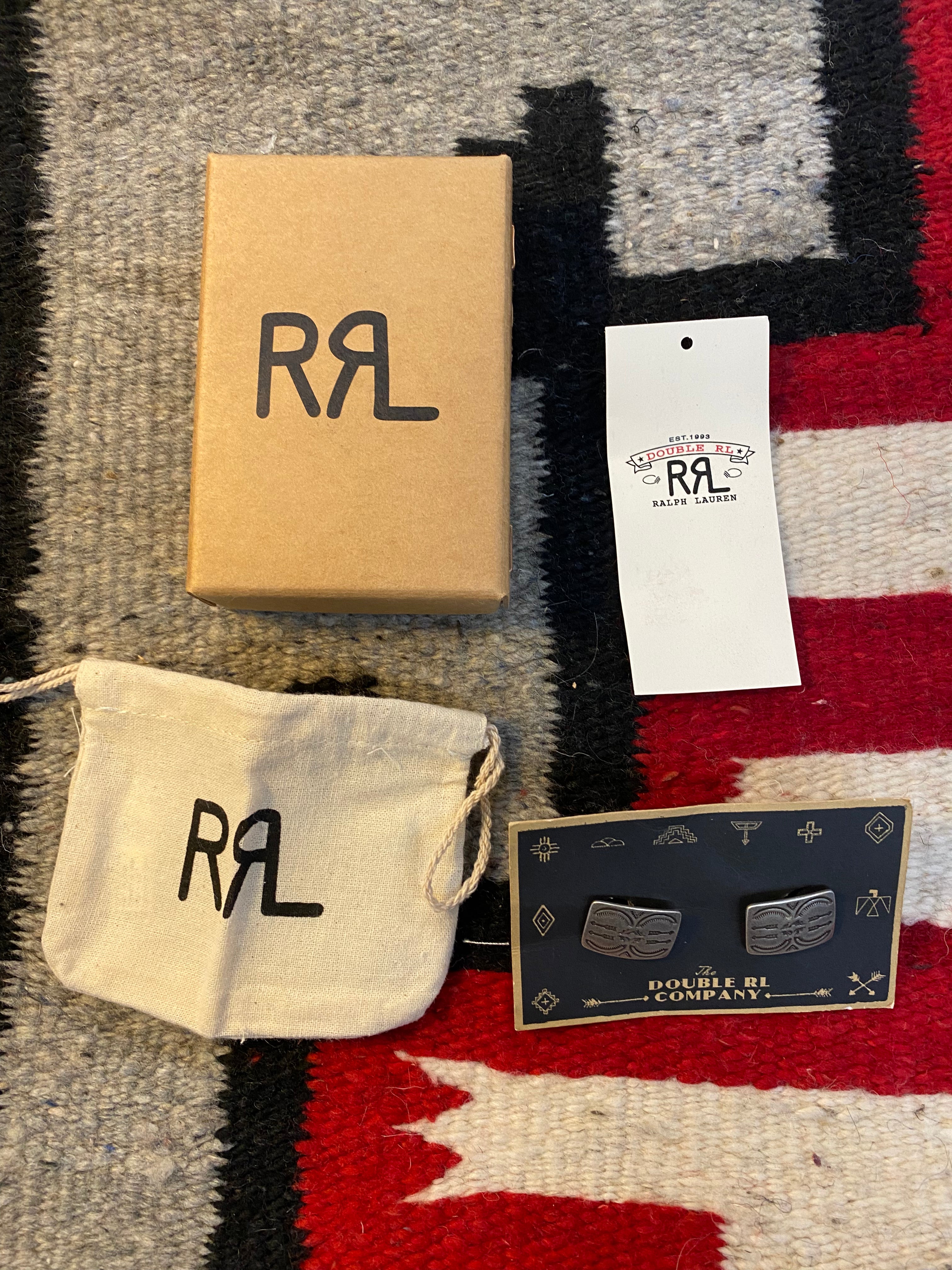 RRL Sterling Silver Cufflinks