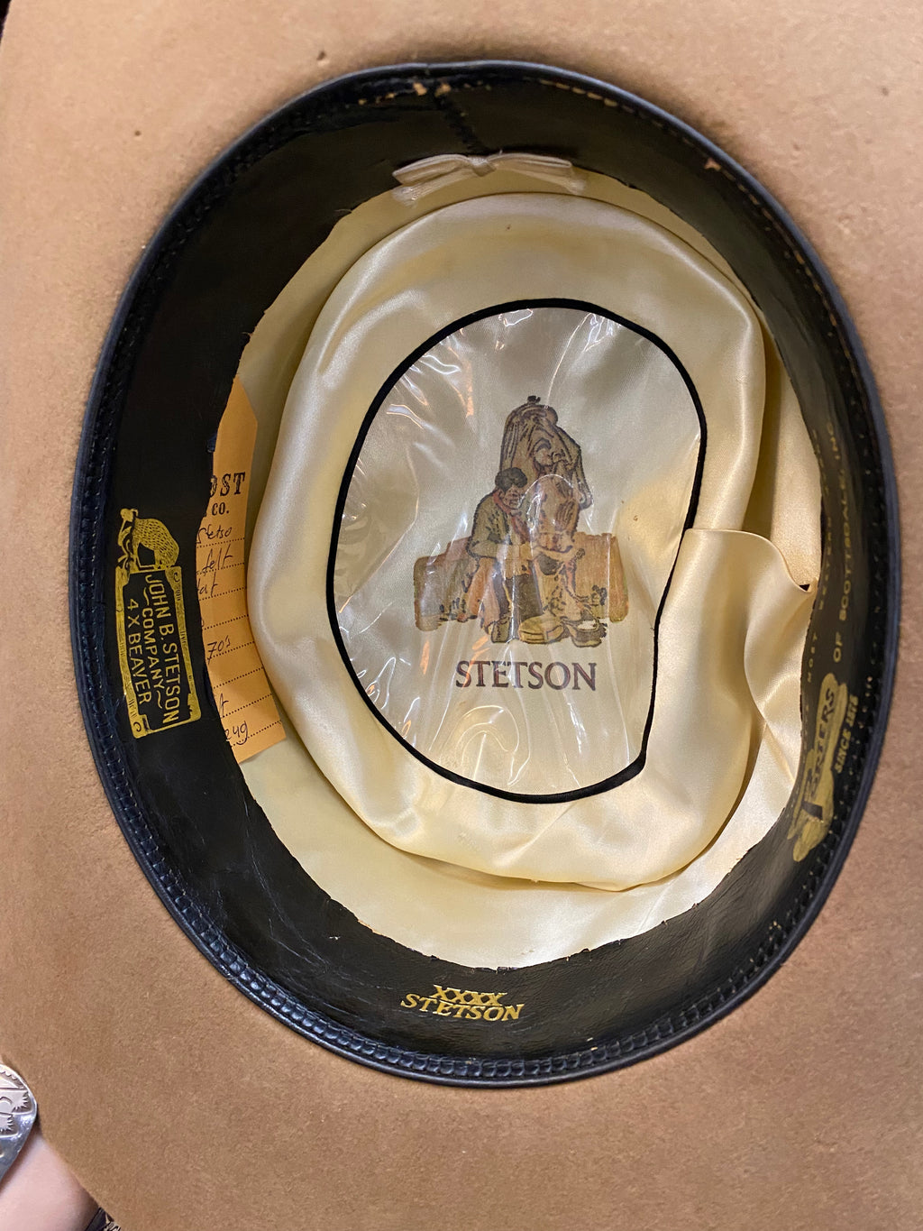 Stetson 70's XXXX Beaver Felt Western Hat