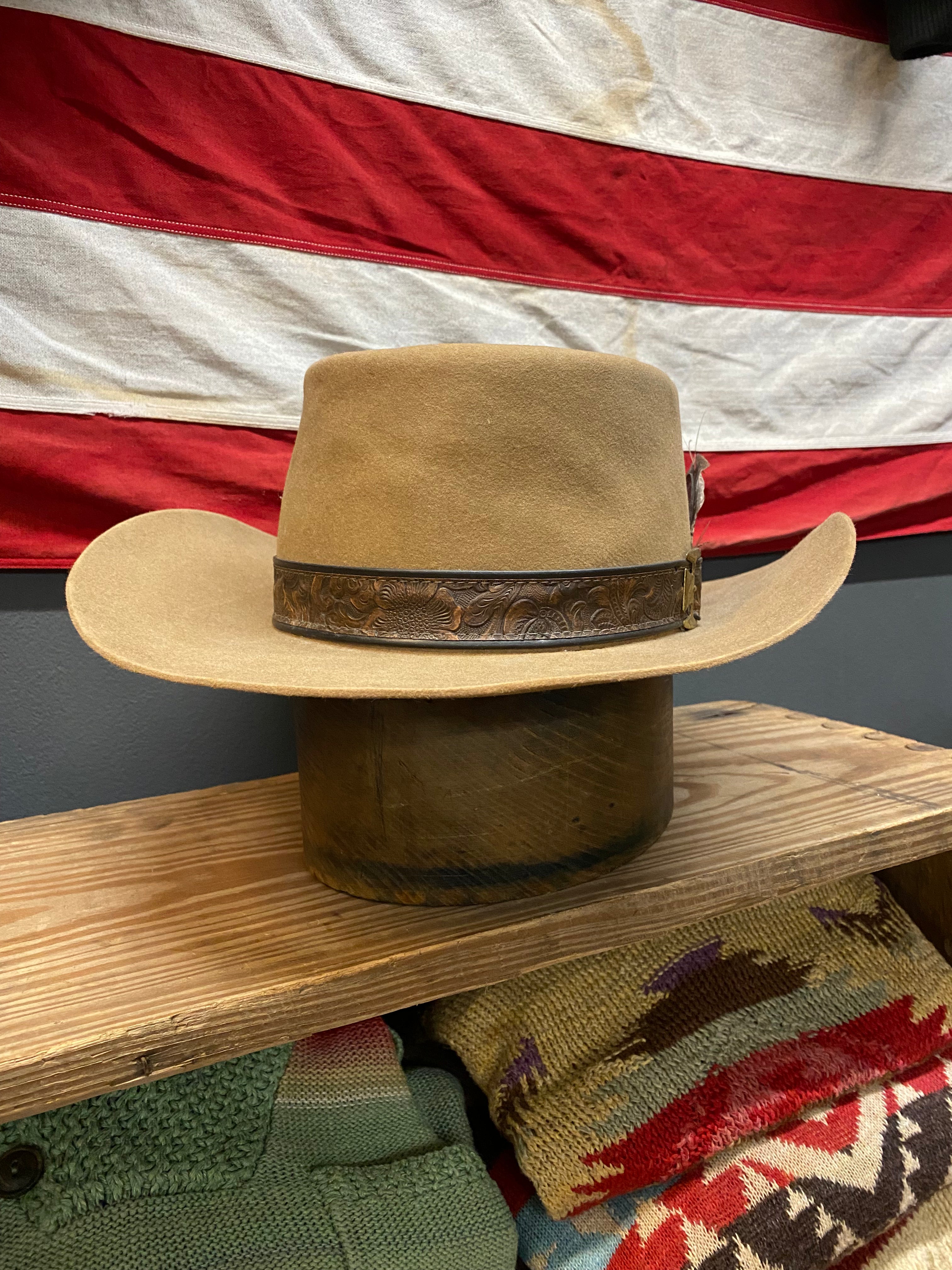 Stetson 70's XXXX Beaver Felt Western Hat