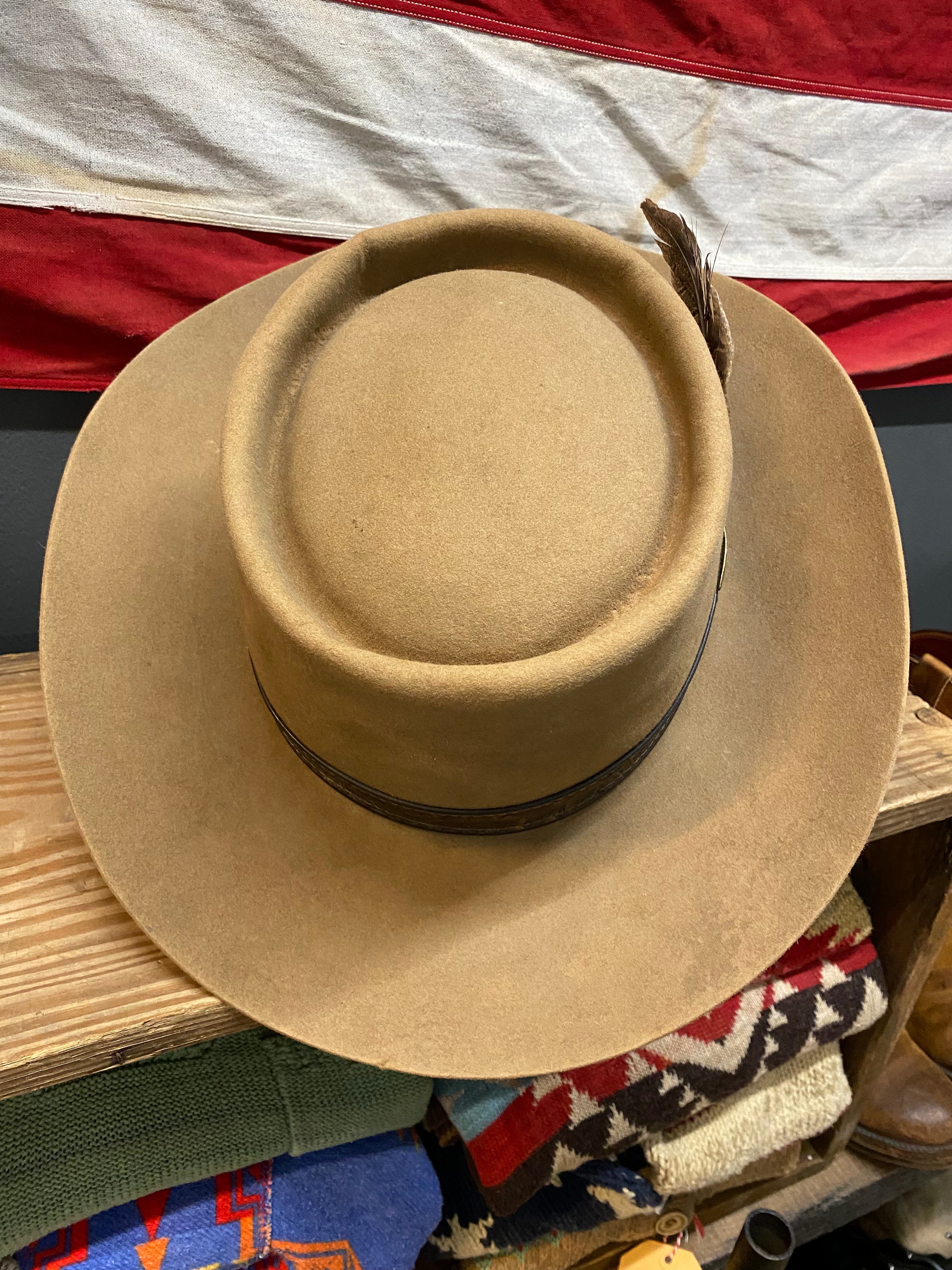 Stetson 70's XXXX Beaver Felt Western Hat