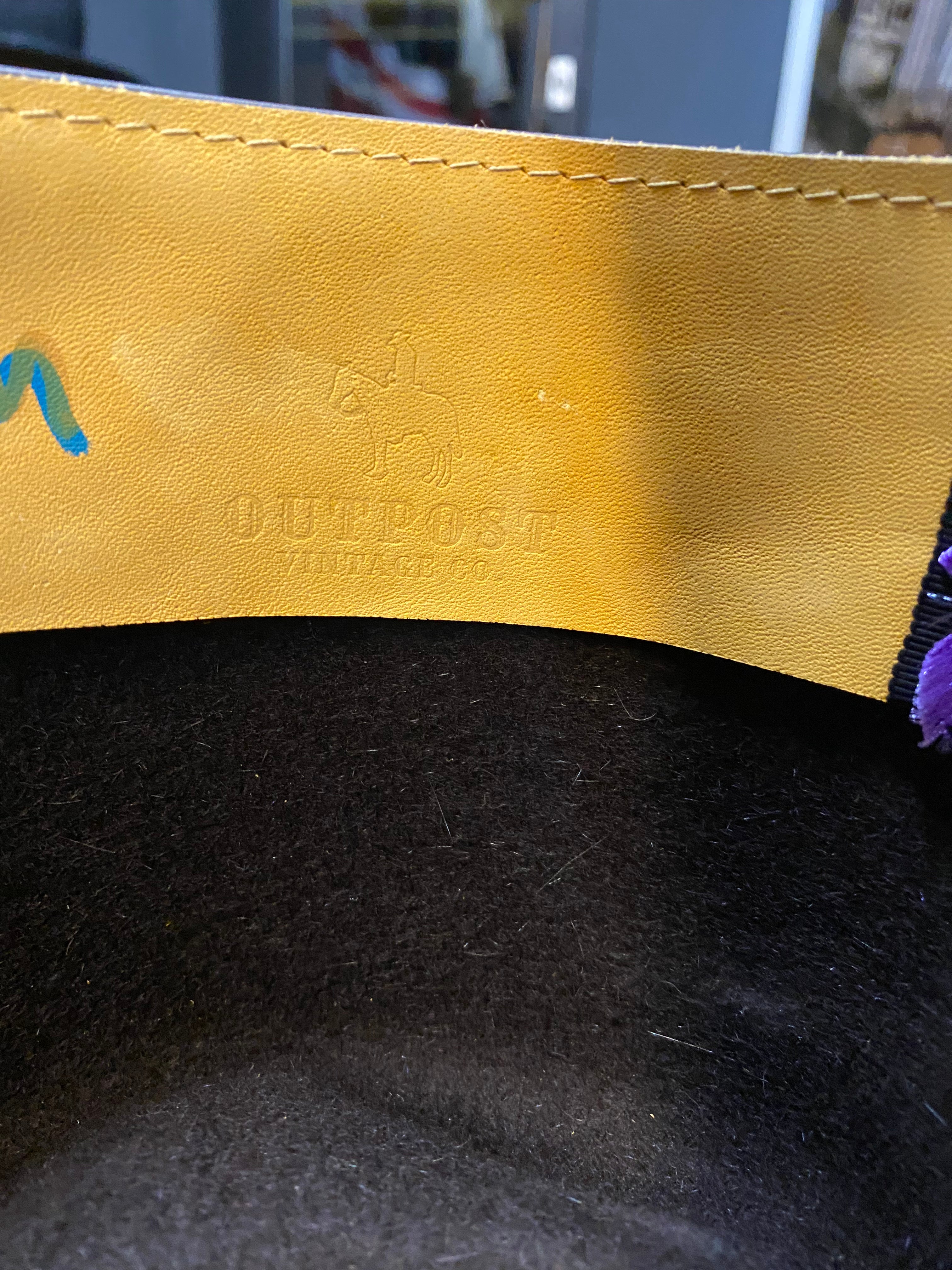 Outpost x Silverster Maria Rabbit Felt Snakeskin Western Hat