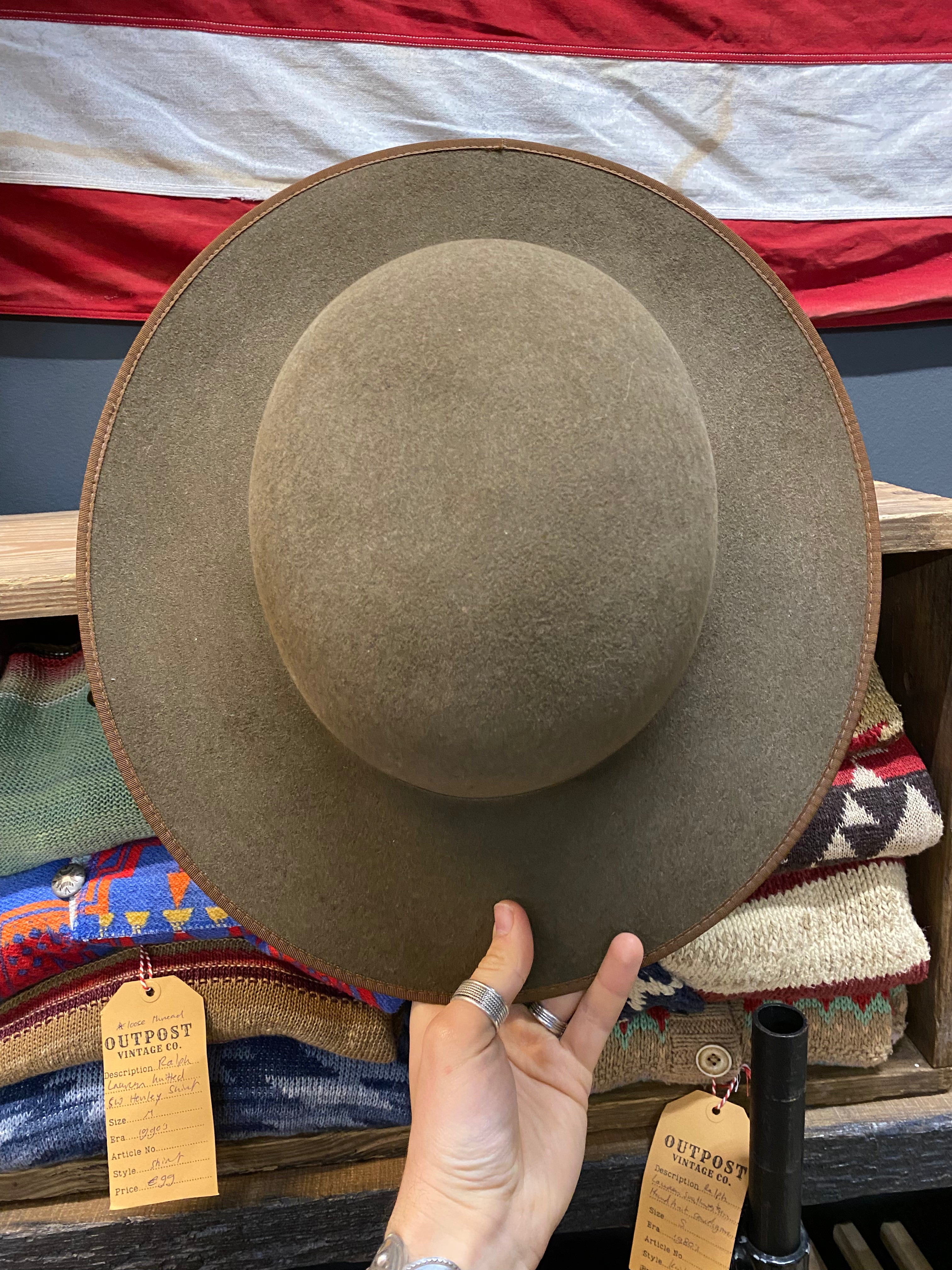 Stetson American Buffalo Collection XXXX Bison Felt Western Hat