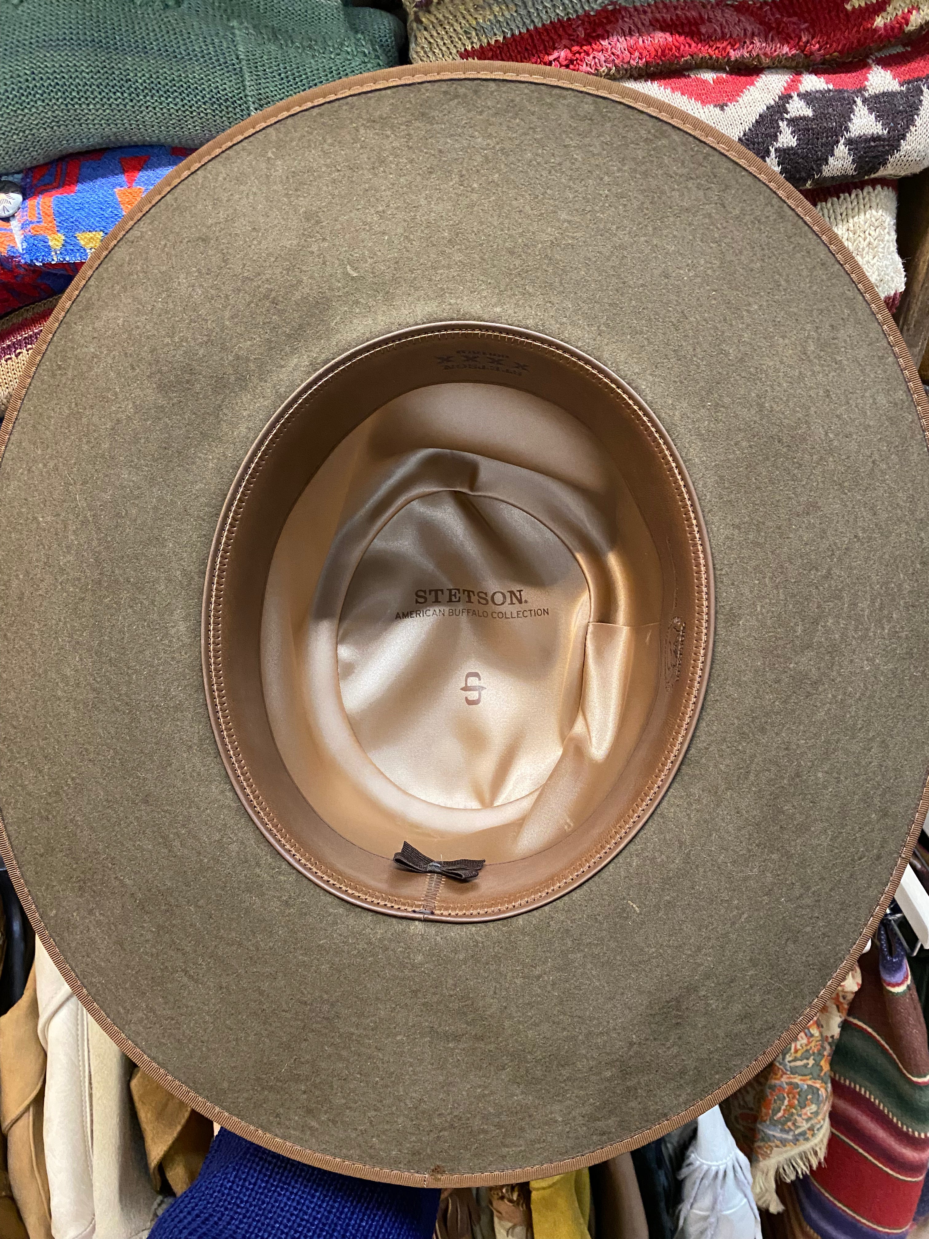 Stetson American Buffalo Collection XXXX Bison Felt Western Hat