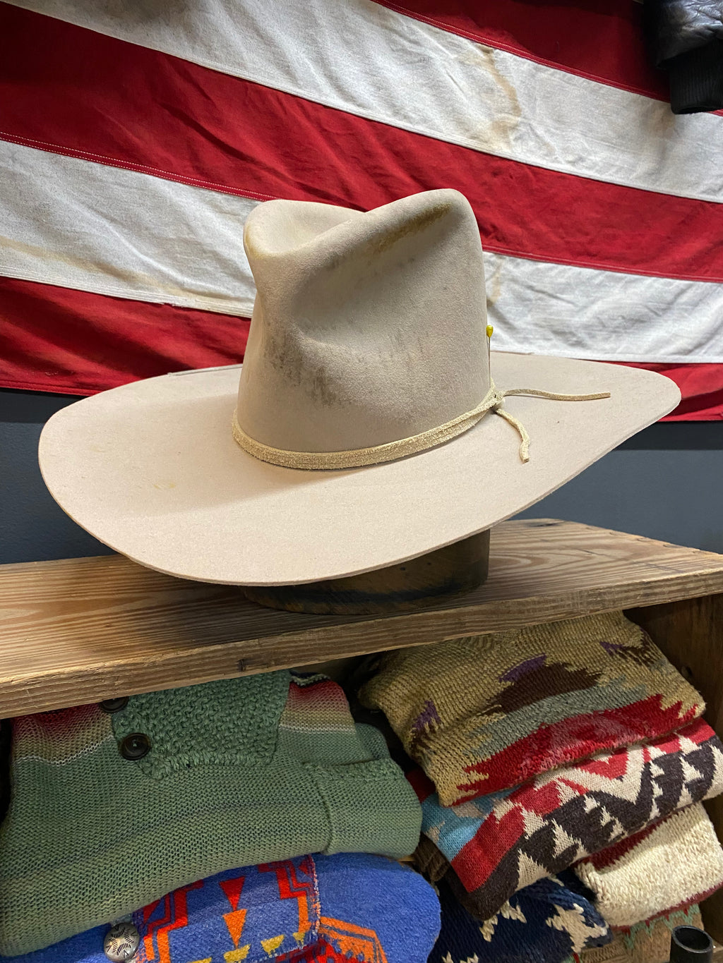 Outpost x Silvester Maria Silverbelly Wide Brim Western Hat