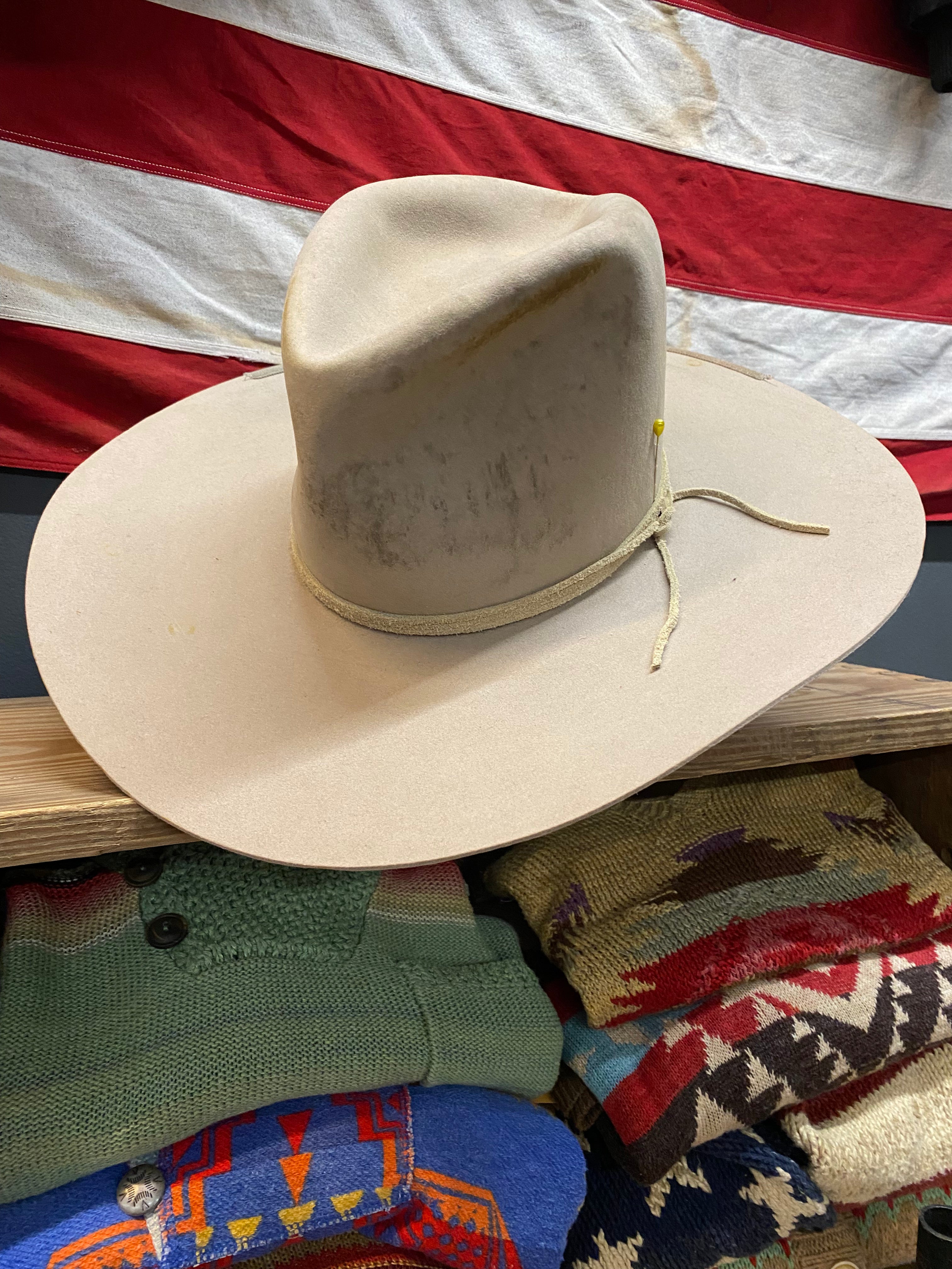 Outpost x Silvester Maria Silverbelly Wide Brim Western Hat
