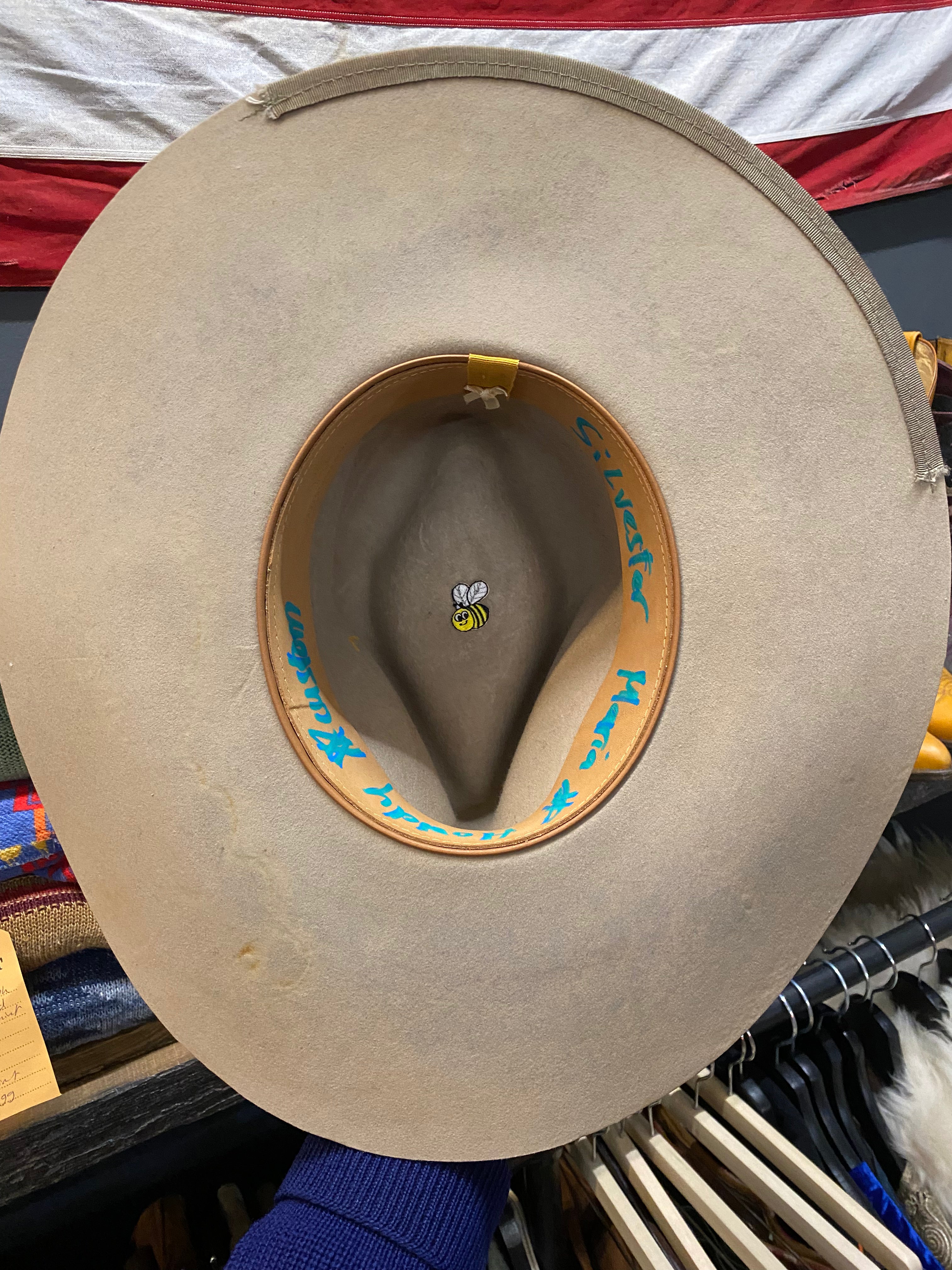 Outpost x Silvester Maria Silverbelly Wide Brim Western Hat