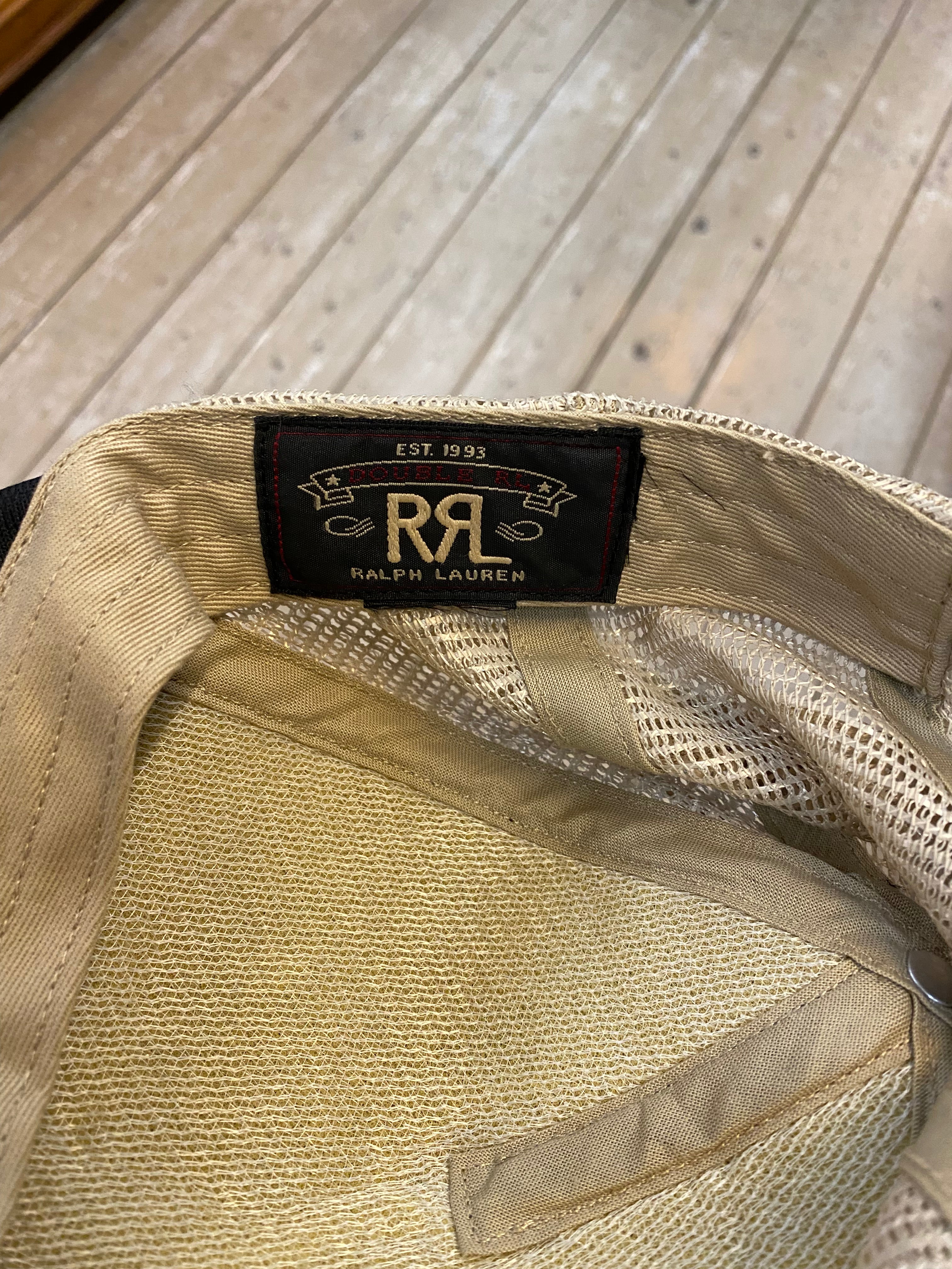 RRL Durable Workwear Tribal Trucker Cap