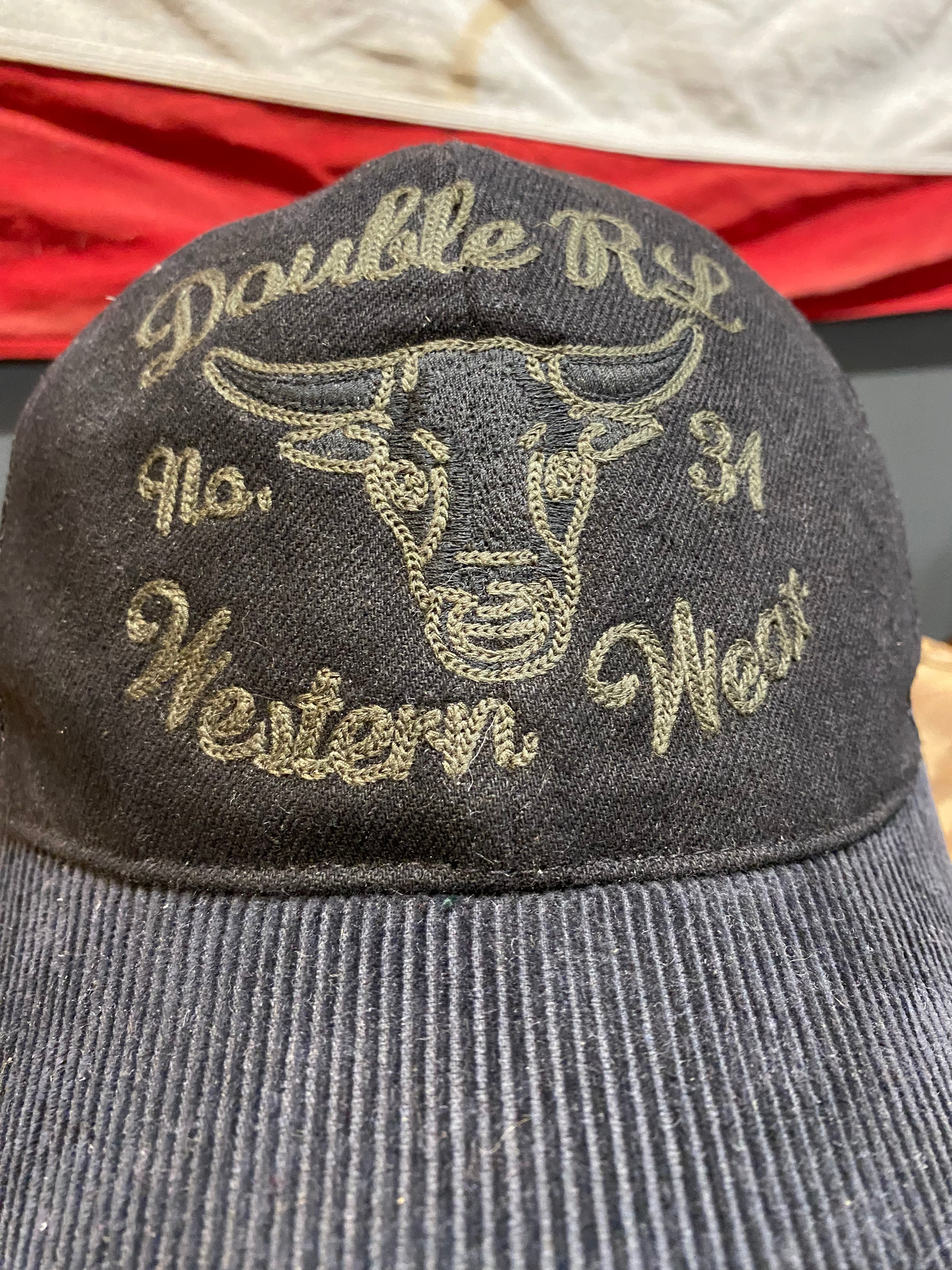 RRL Shorthorn Western Wear Trucker Cap