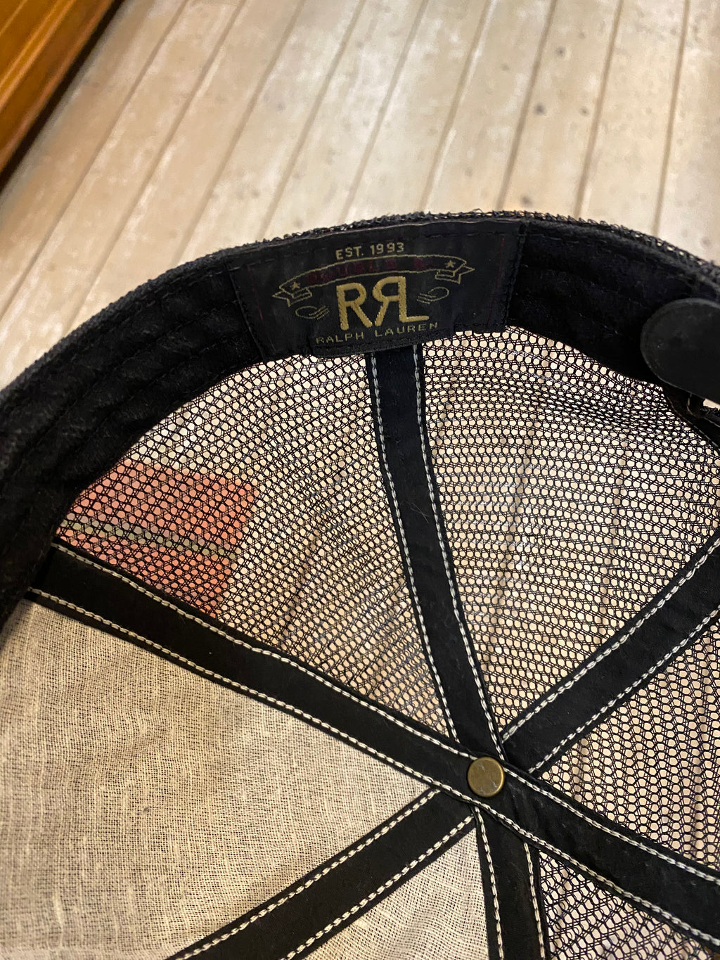 RRL Shorthorn Western Wear Trucker Cap