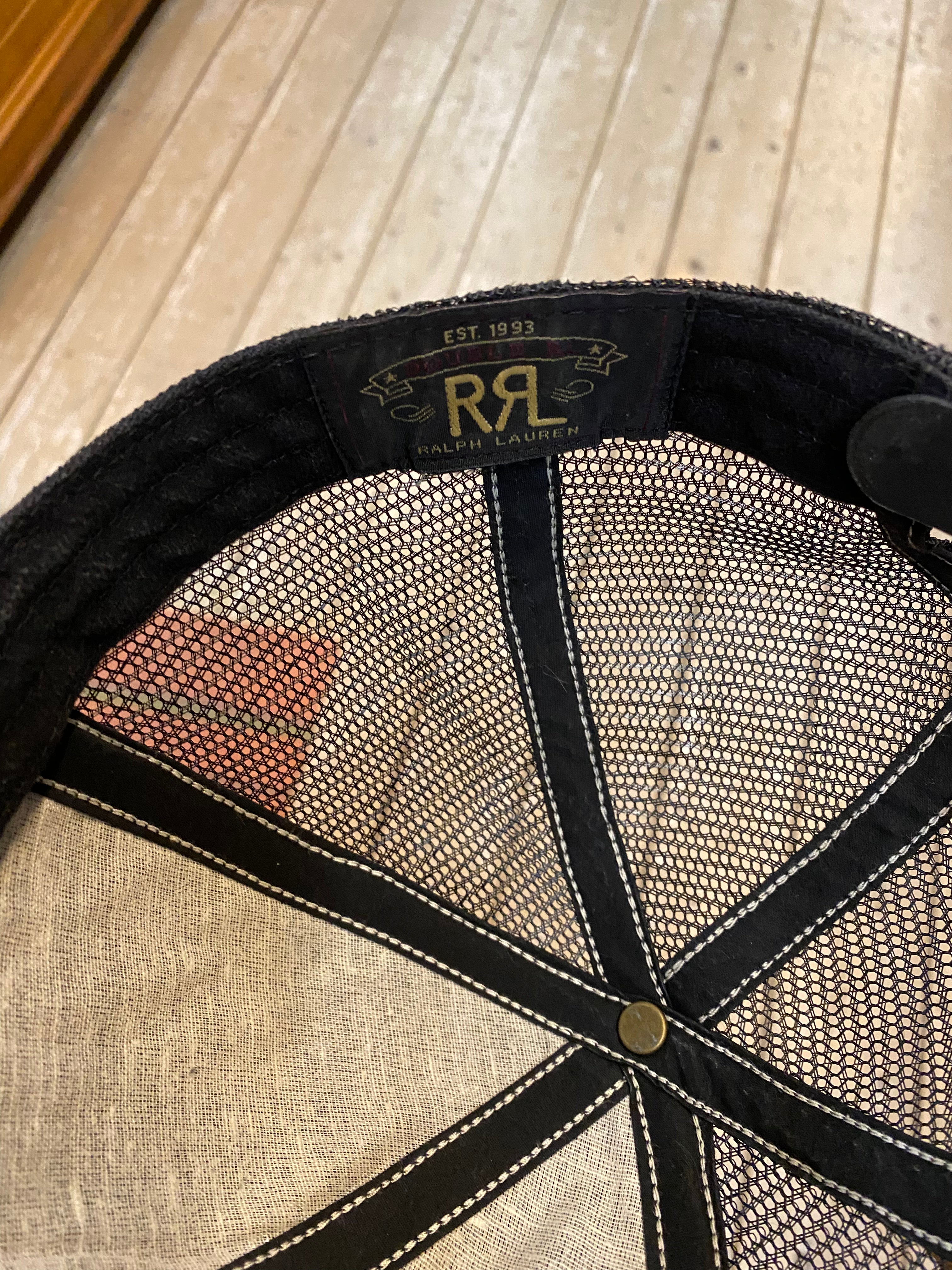 RRL Shorthorn Western Wear Trucker Cap